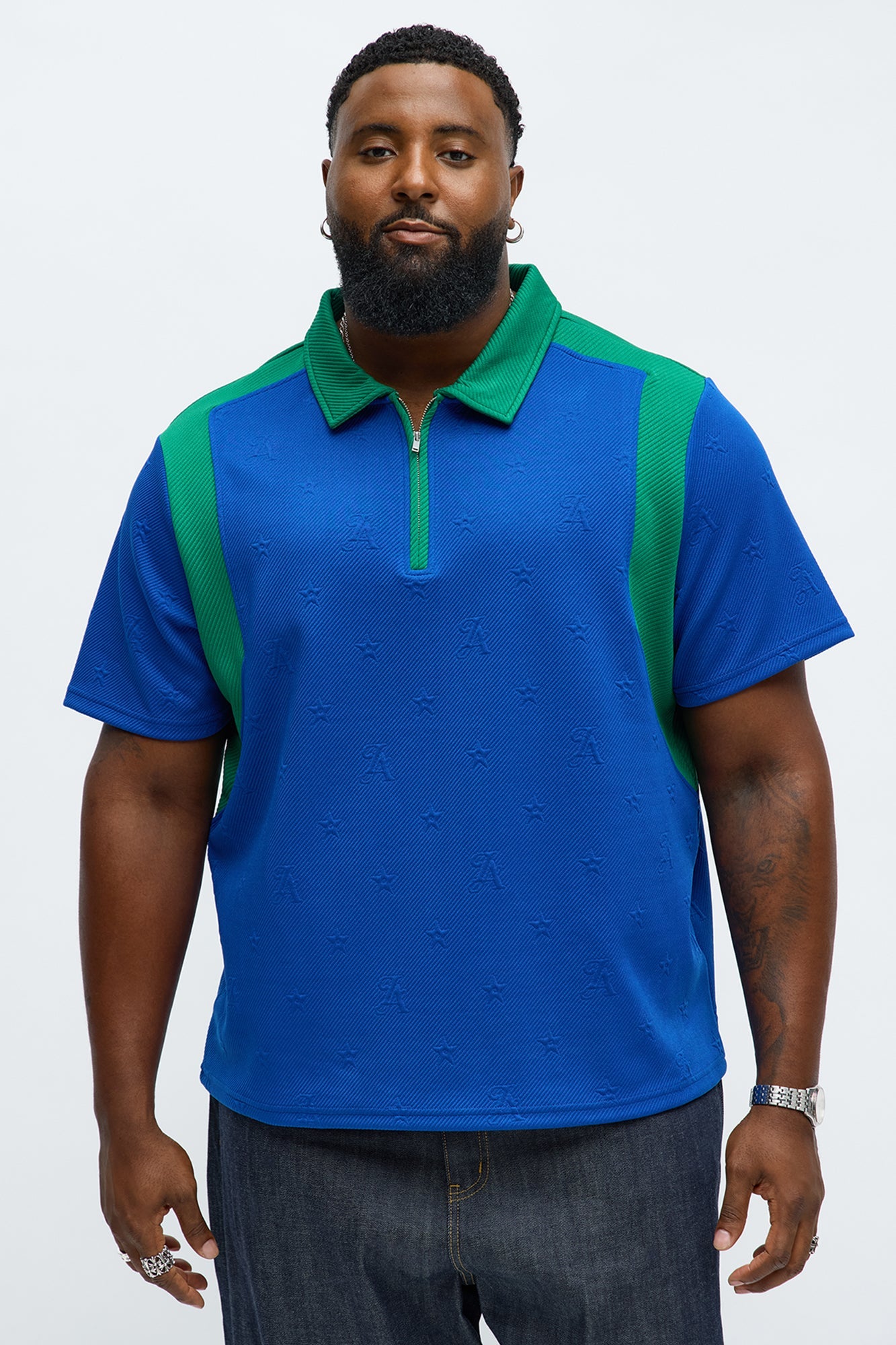 Millionaire Mindset Polo - Navy/combo