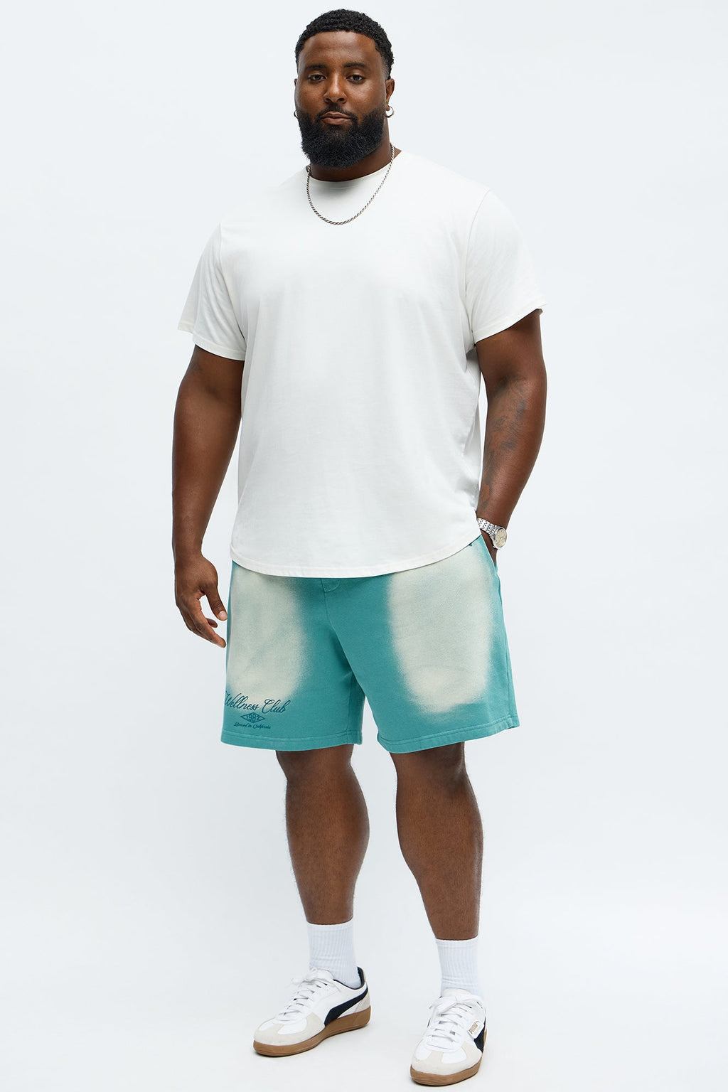Wellness Club Sweatshort - Teal