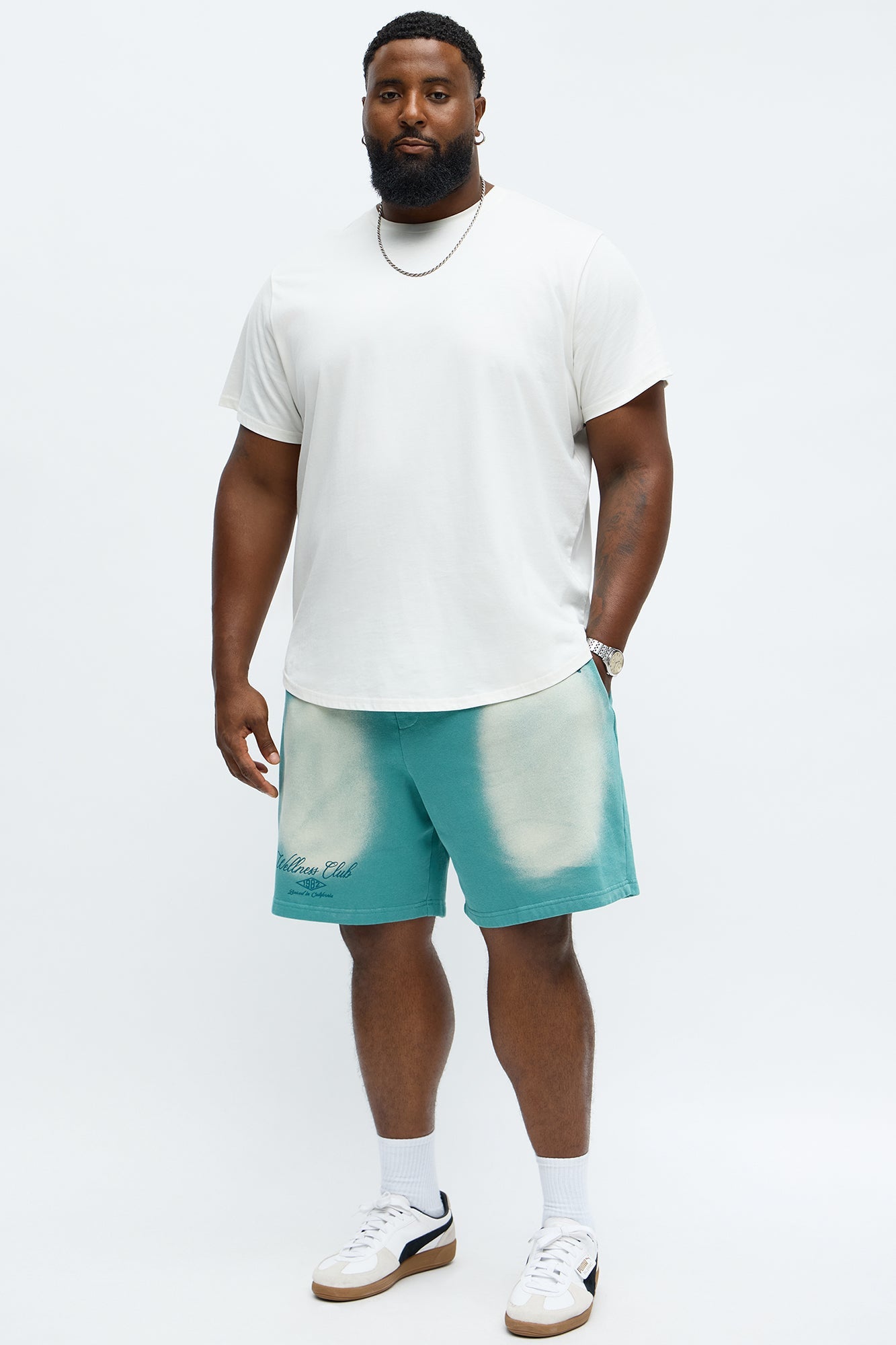 Wellness Club Sweatshort - Teal