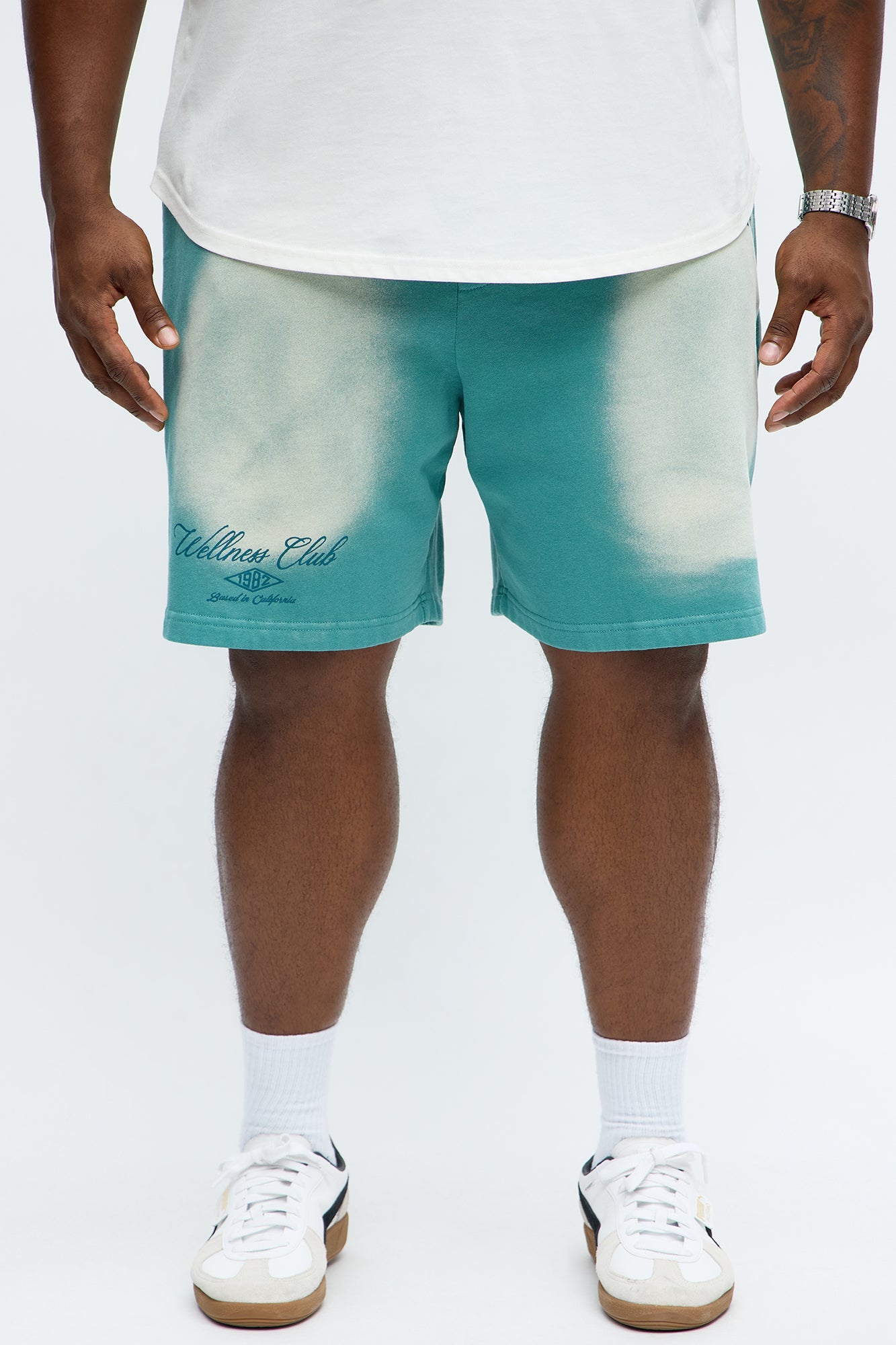 Wellness Club Sweatshort - Teal