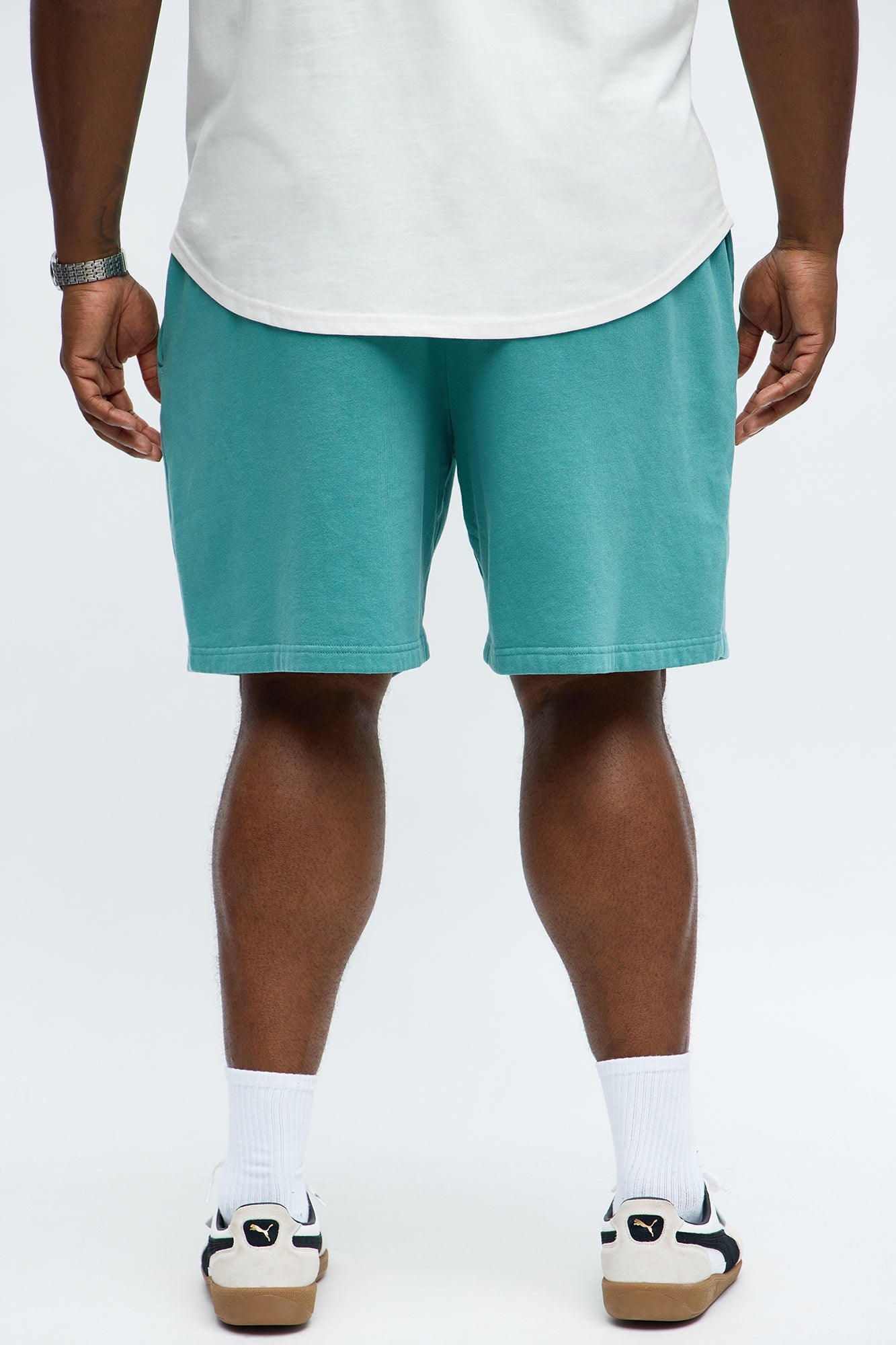 Wellness Club Sweatshort - Teal