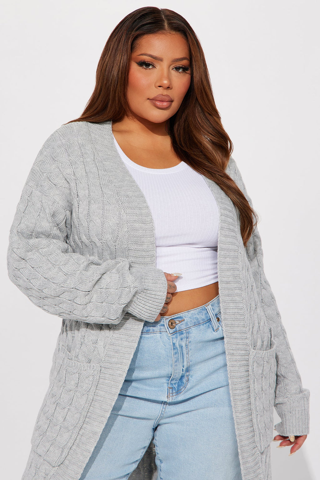 Every Day Strut Cardigan Sweater - Grey
