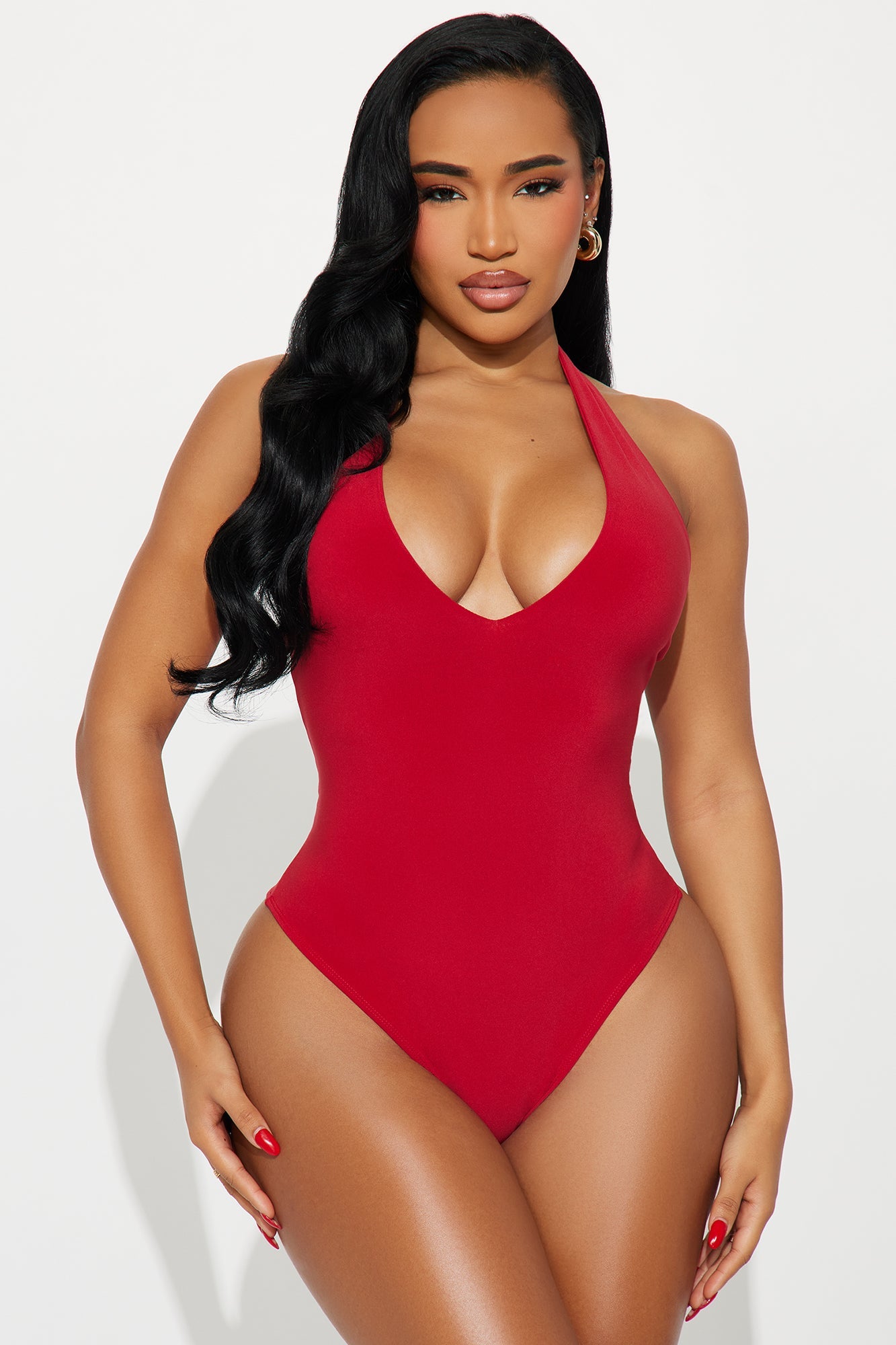 It's Getting Hot In Here Bodysuit - DarkRed
