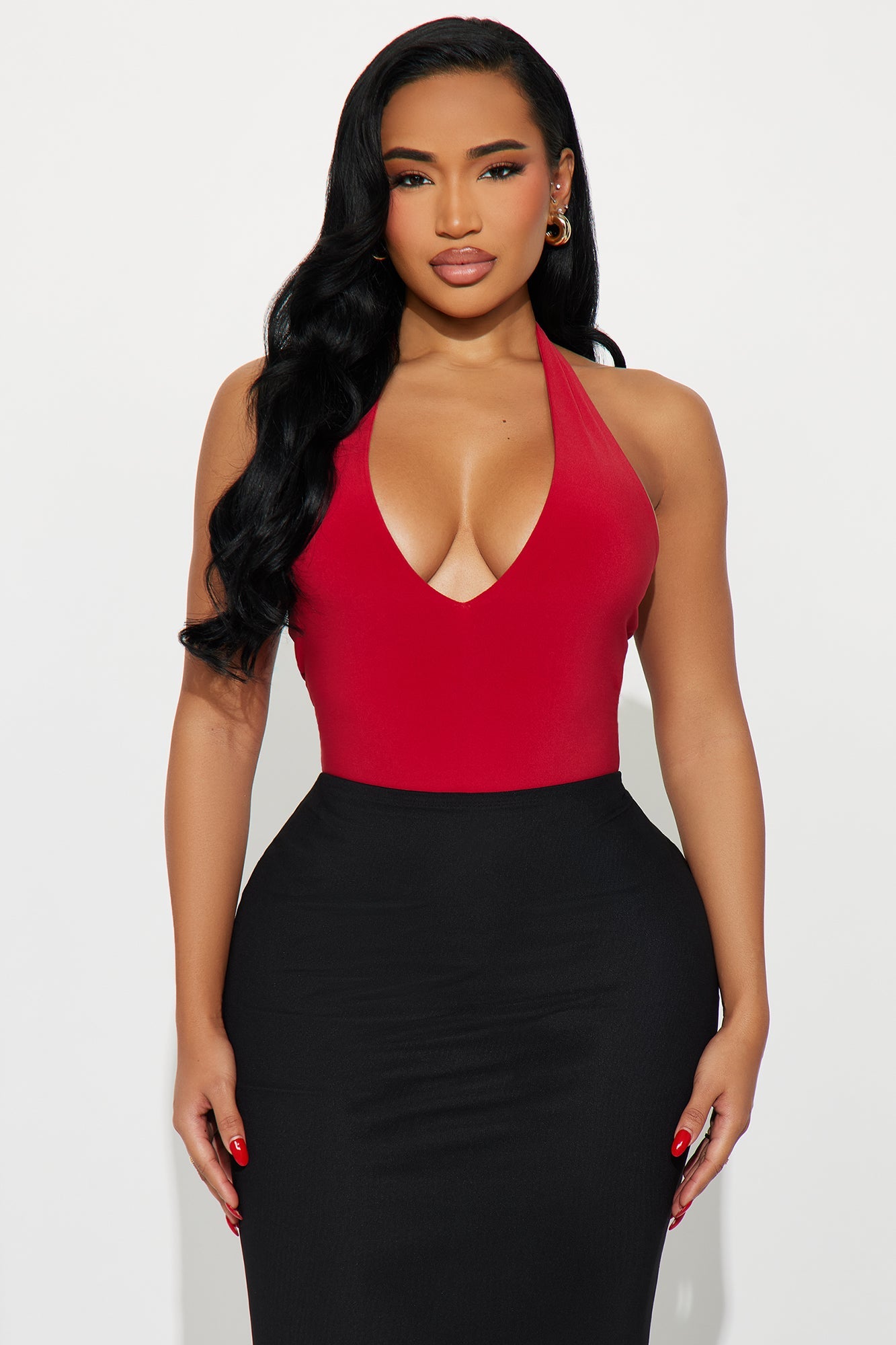 It's Getting Hot In Here Bodysuit - DarkRed