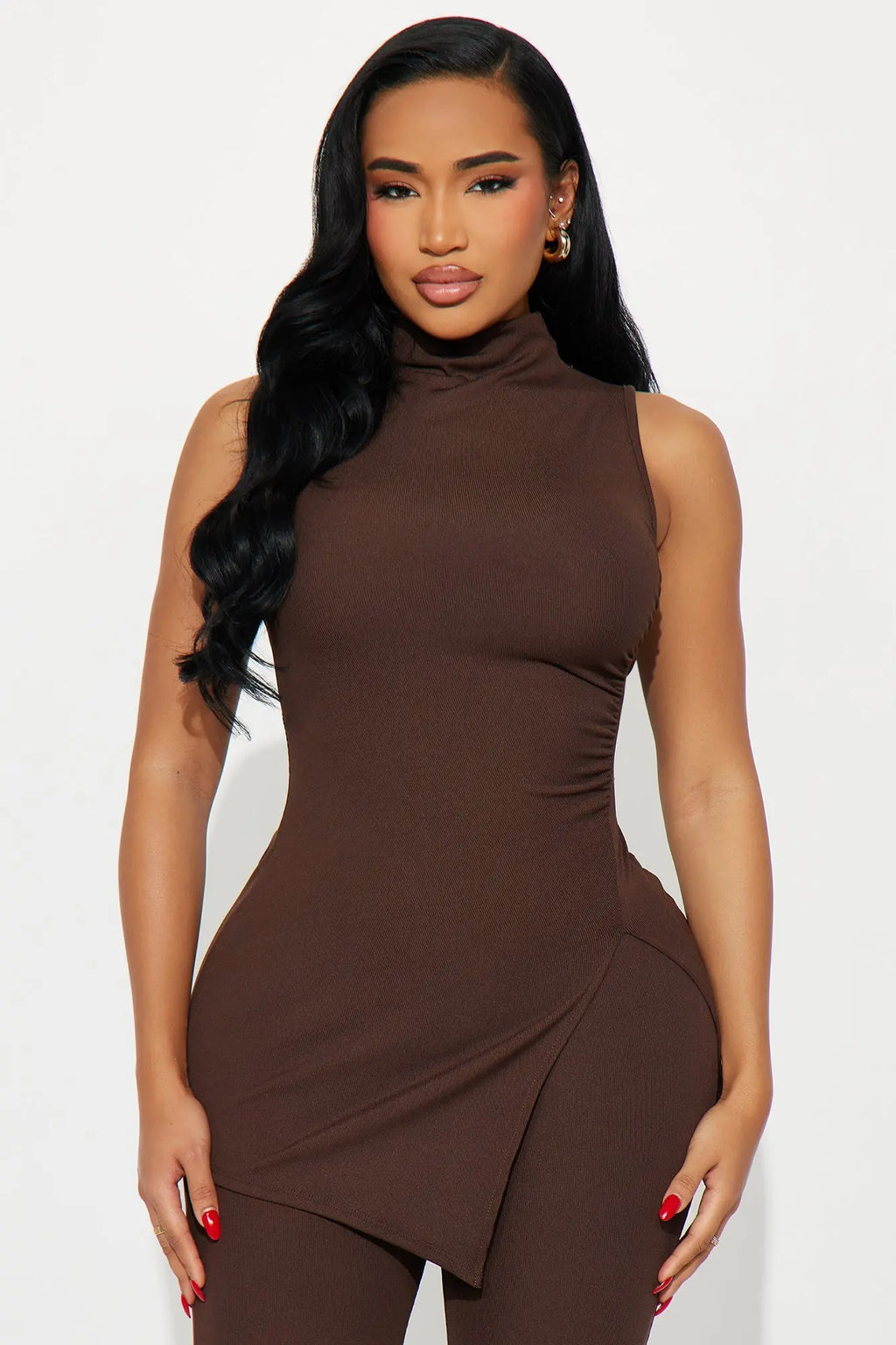 Lilly Pant Set - Brown 