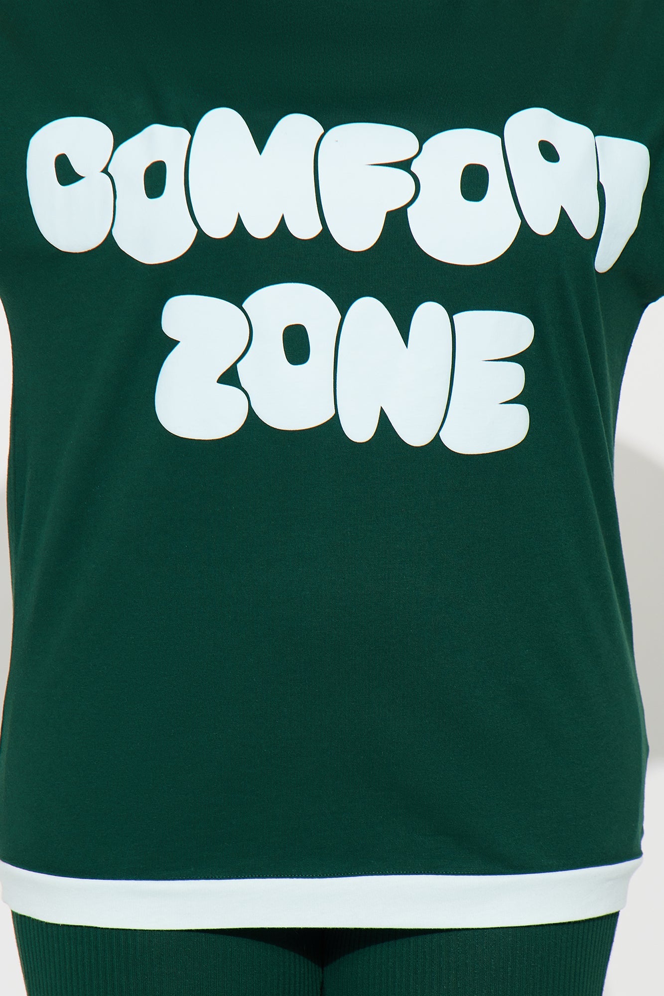 Comfort Zone Oversized T-Shirt Legging Set - Hunter
