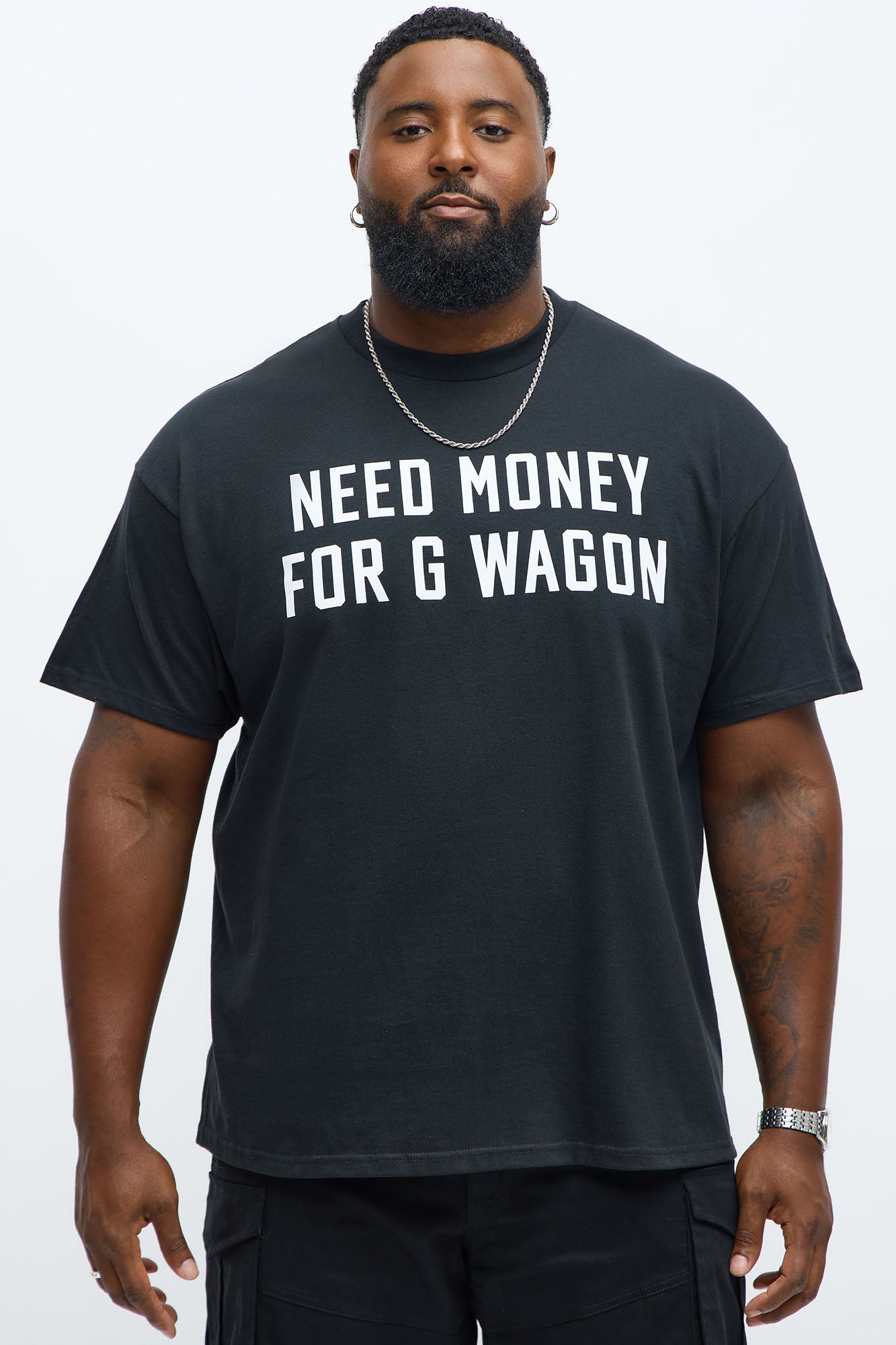 Need Money For G Wagon Short Sleeve Tee - Black