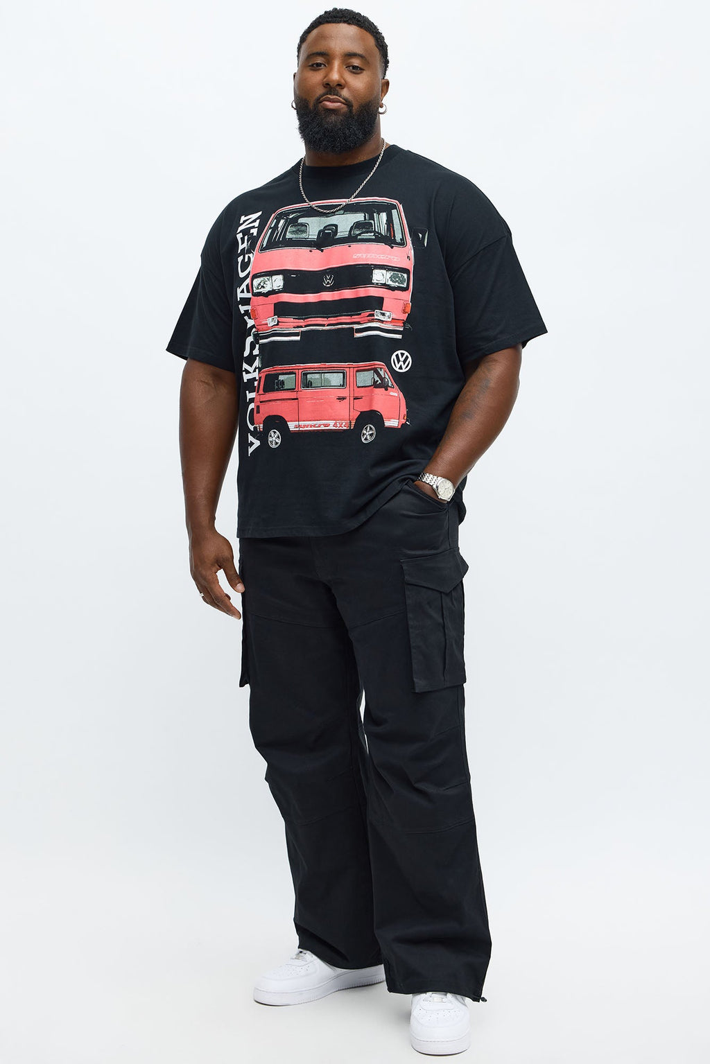 Volkswagen Bus Short Sleeve Tee - Black Wash