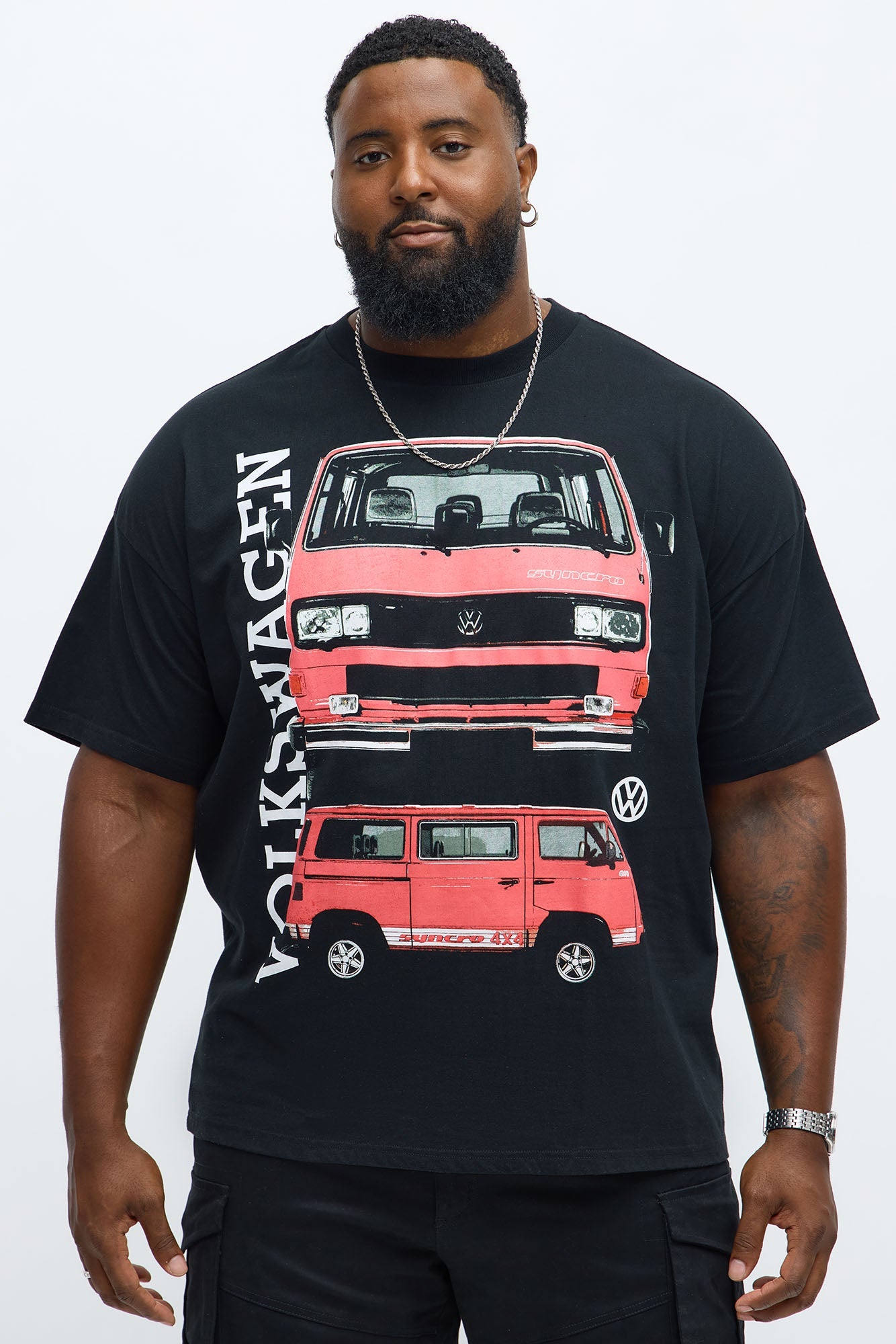 Volkswagen Bus Short Sleeve Tee - Black Wash