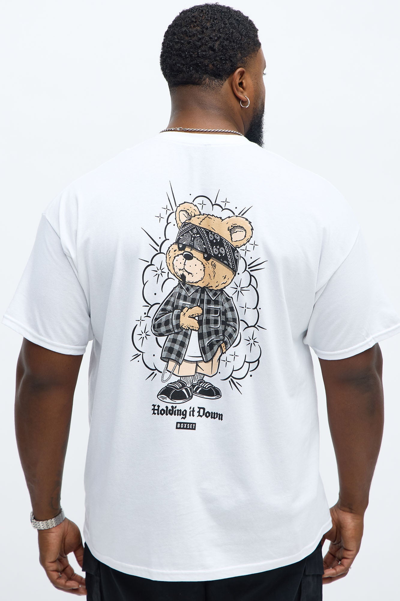 Holding It Down Short Sleeve Tee - White