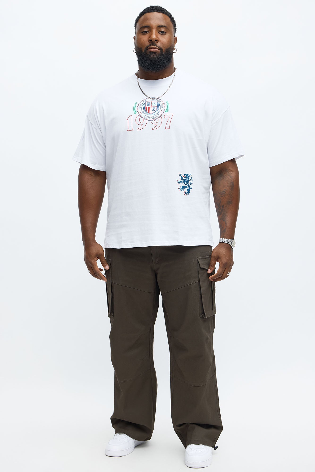California Royalty Program Oversized Short Sleeve Tee - White