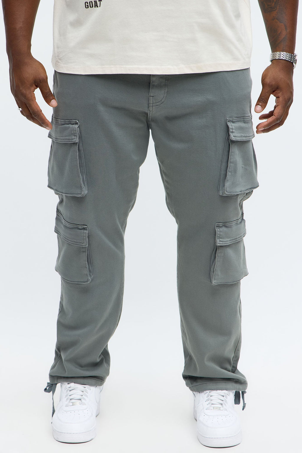 Slim Double It Up Cargo Pants - Sage