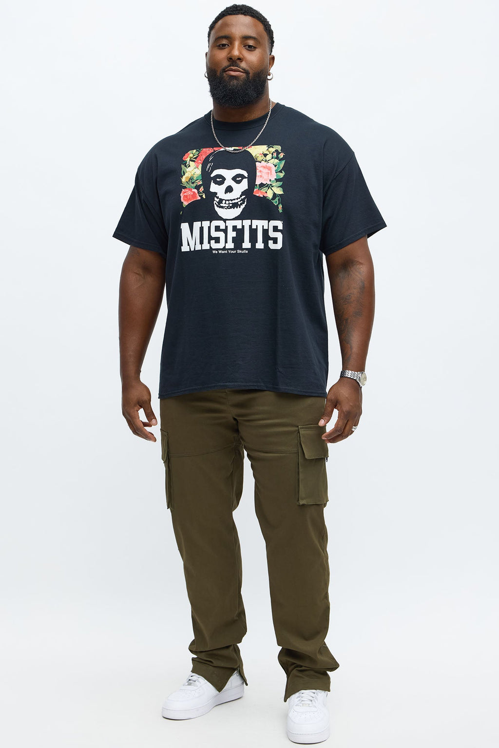 Misfits Want Your Skulls Short Sleeve Tee - Black