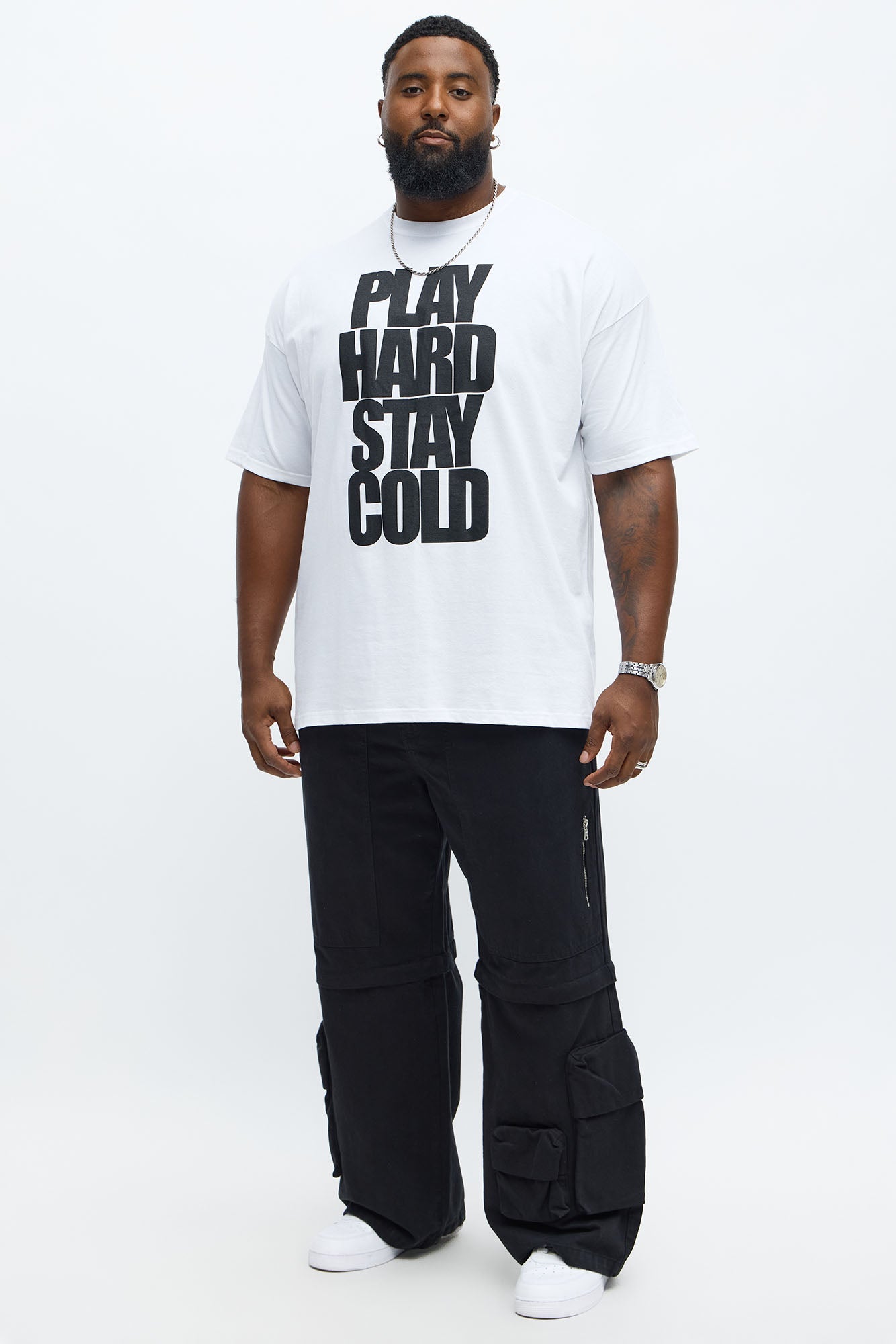 Play Hard Stay Cold Short Sleeve Tee - White