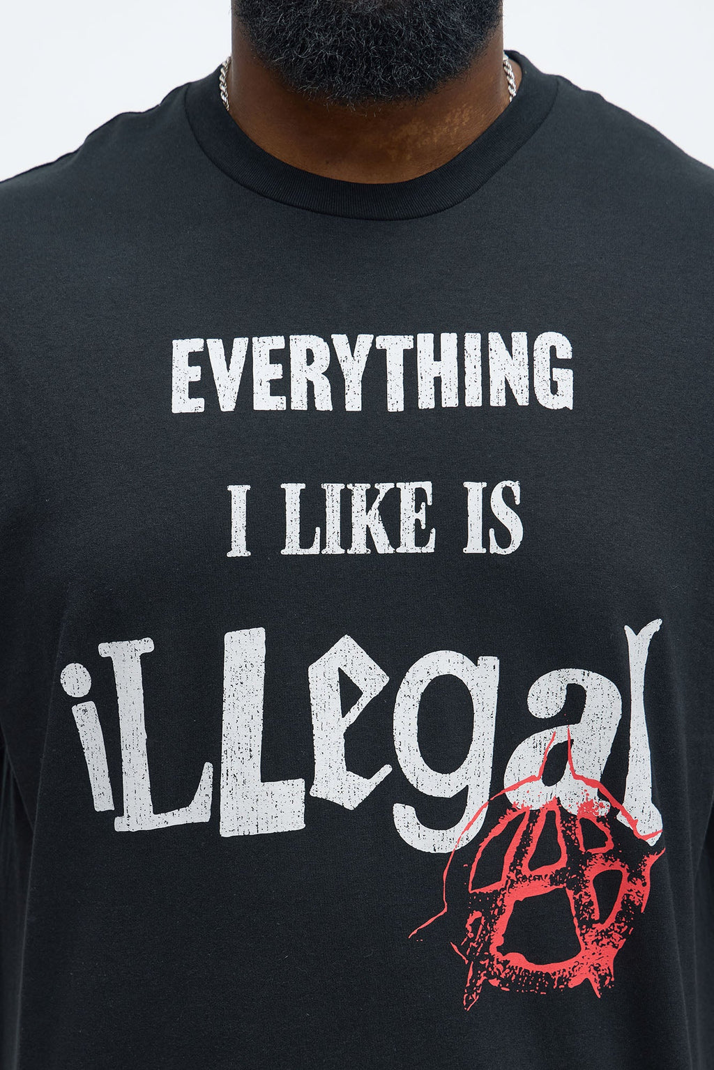Illegal Lifestyle Short Sleeve Tee - Charcoal