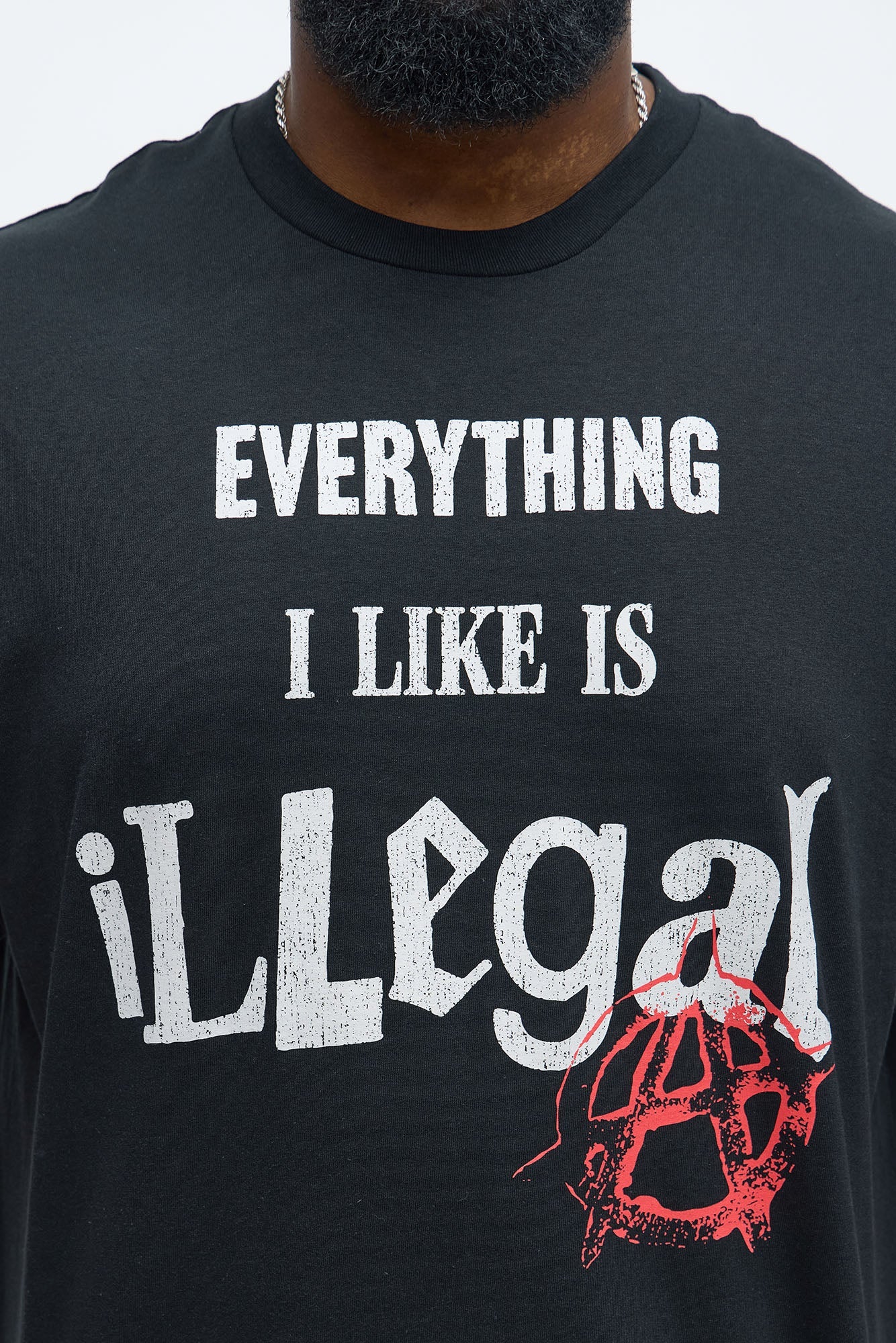 Illegal Lifestyle Short Sleeve Tee - Charcoal