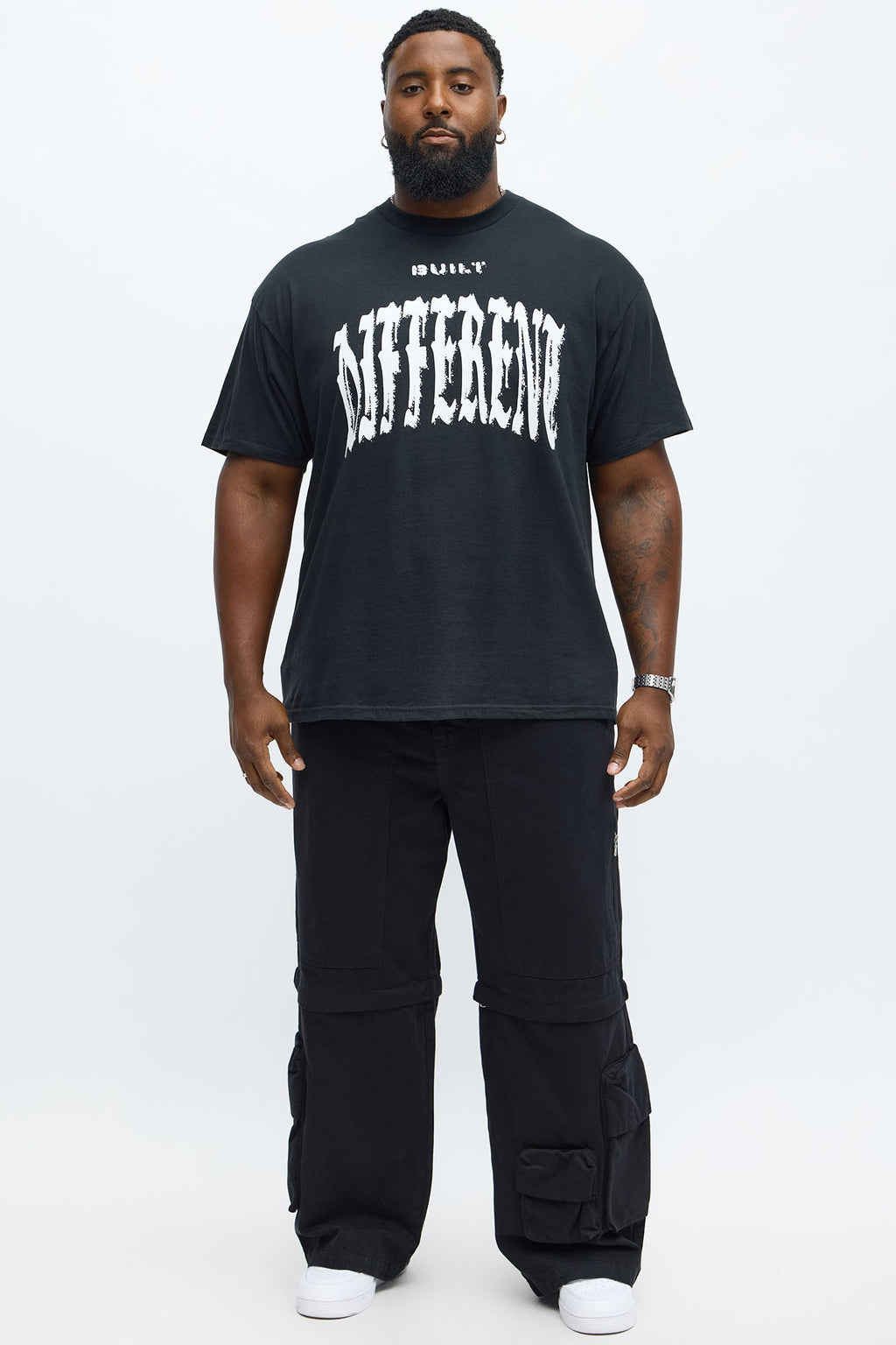 We Built Different Short Sleeve Tee - Black