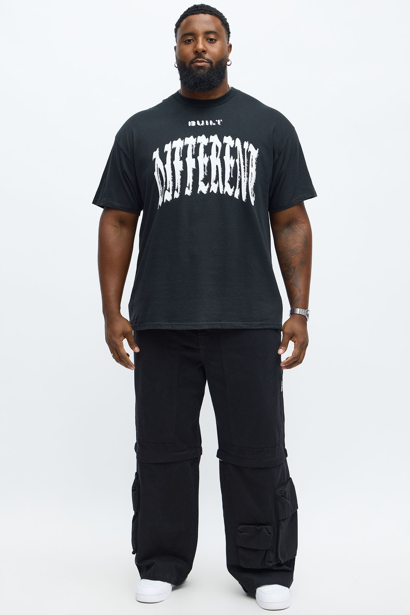 We Built Different Short Sleeve Tee - Black