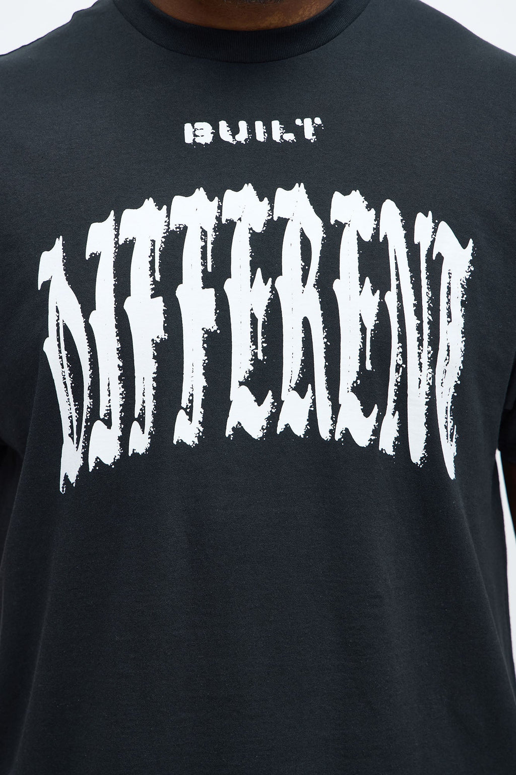 We Built Different Short Sleeve Tee - Black