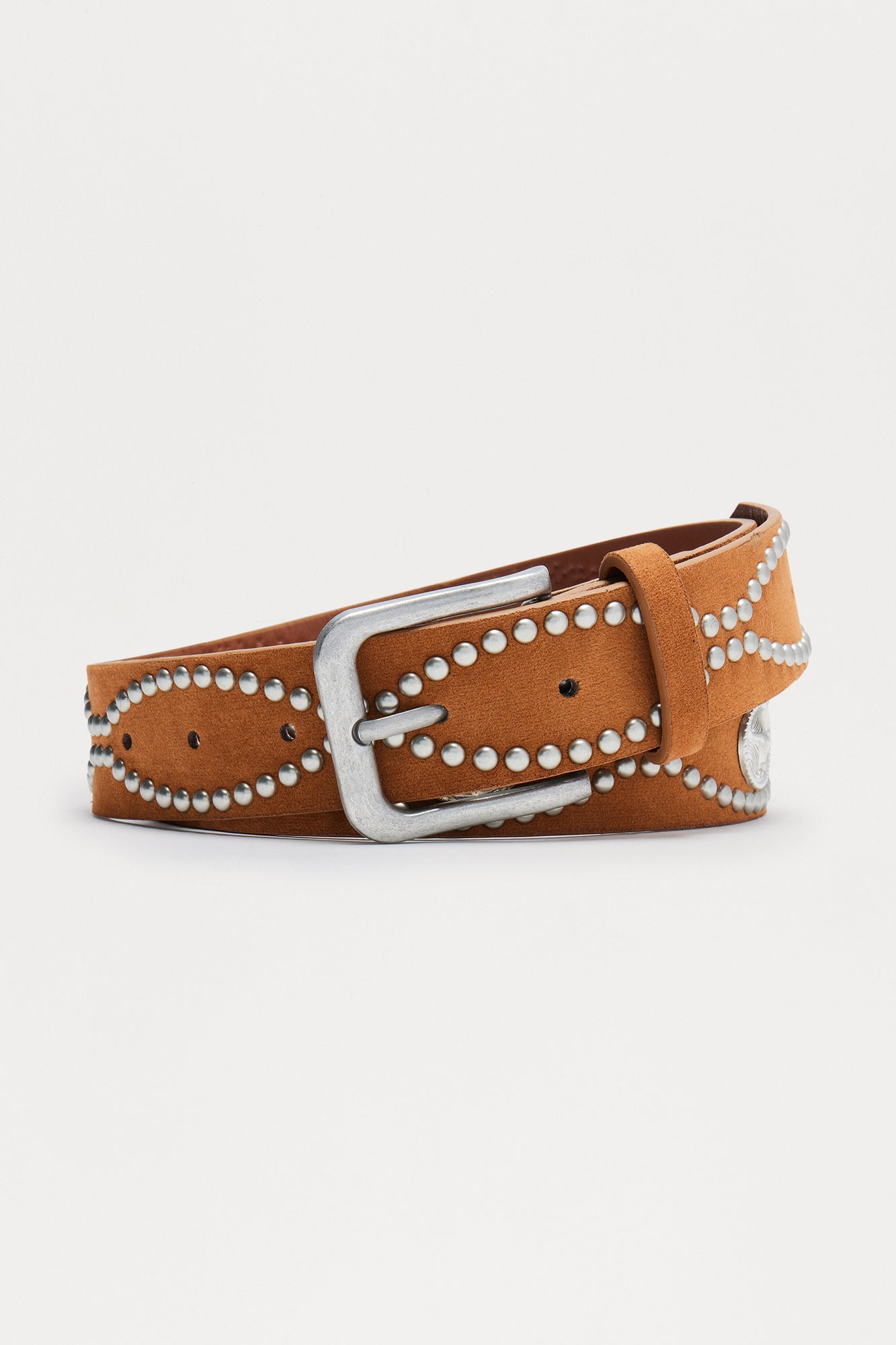 It's A Rodeo Thing Belt - Silver/Brown