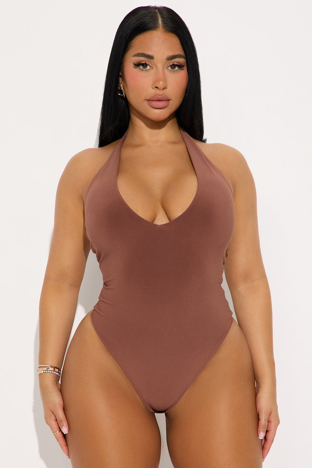 It's Getting Hot In Here Bodysuit - Mocha