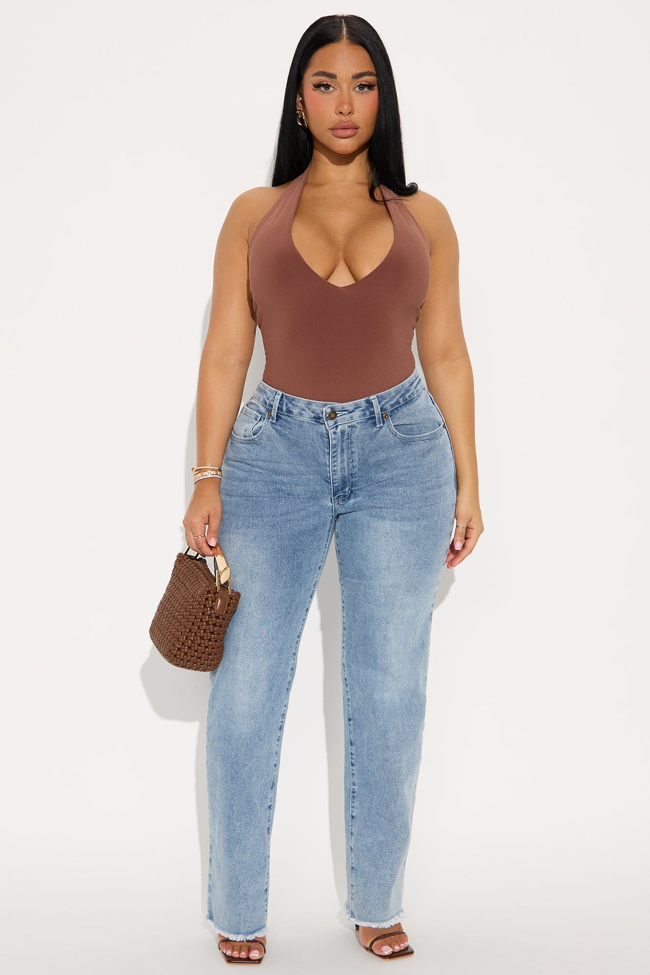 It's Getting Hot In Here Bodysuit - Mocha