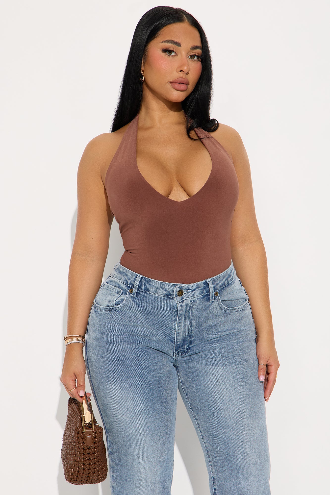 It's Getting Hot In Here Bodysuit - Mocha