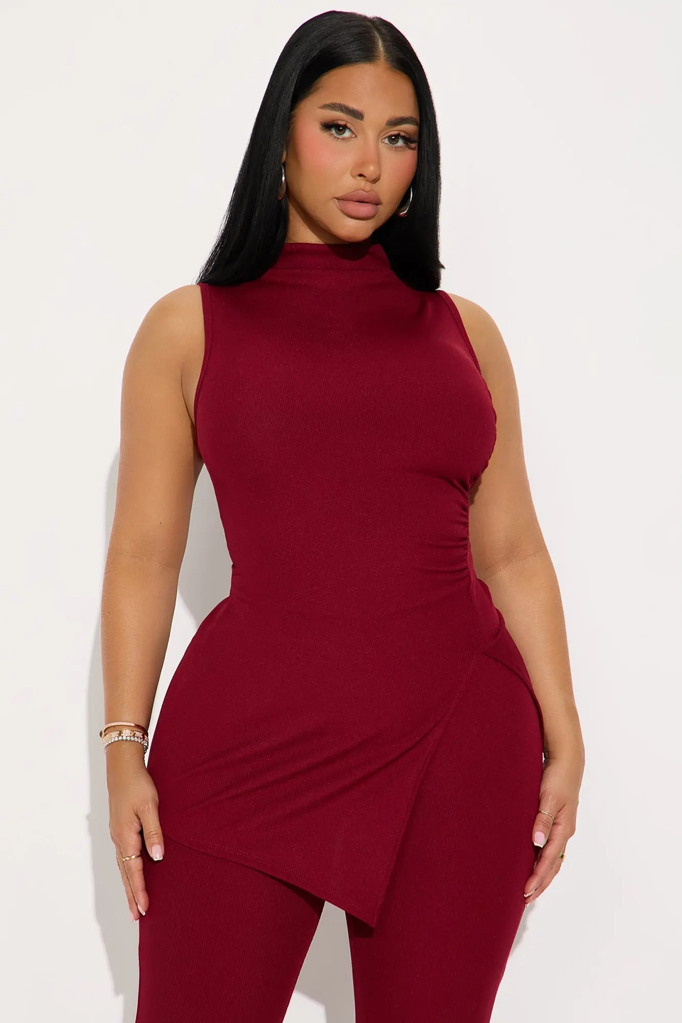 Lilly Pant Set - Burgundy 
