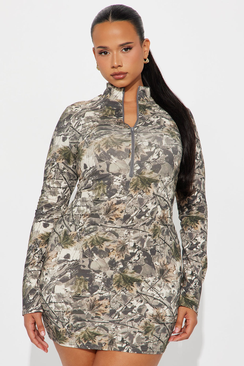Camo Babe Mini Dress - Camouflage