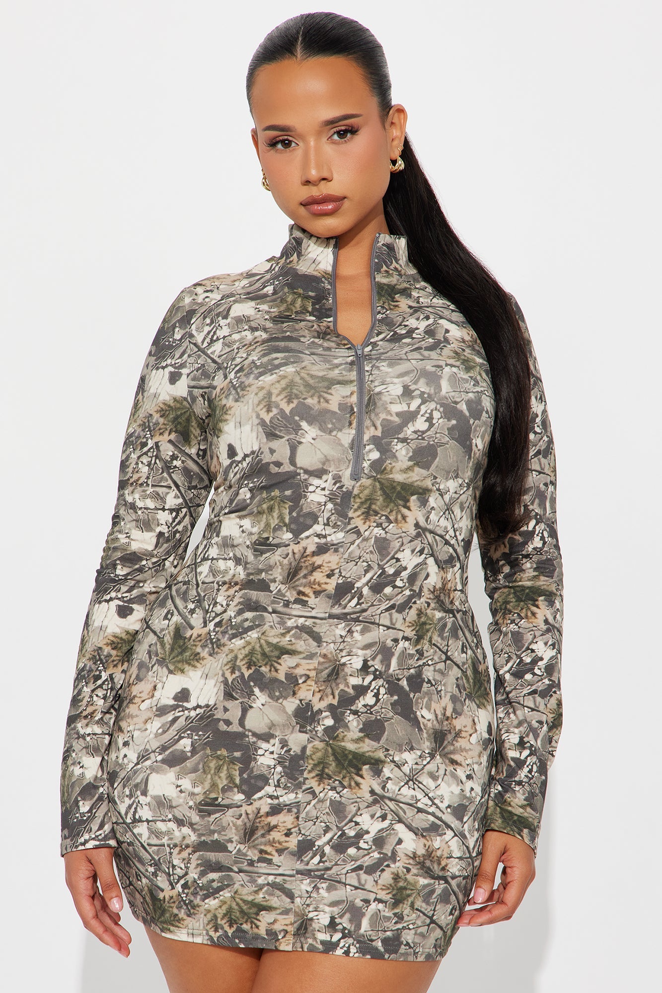 Camo Babe Mini Dress - Camouflage