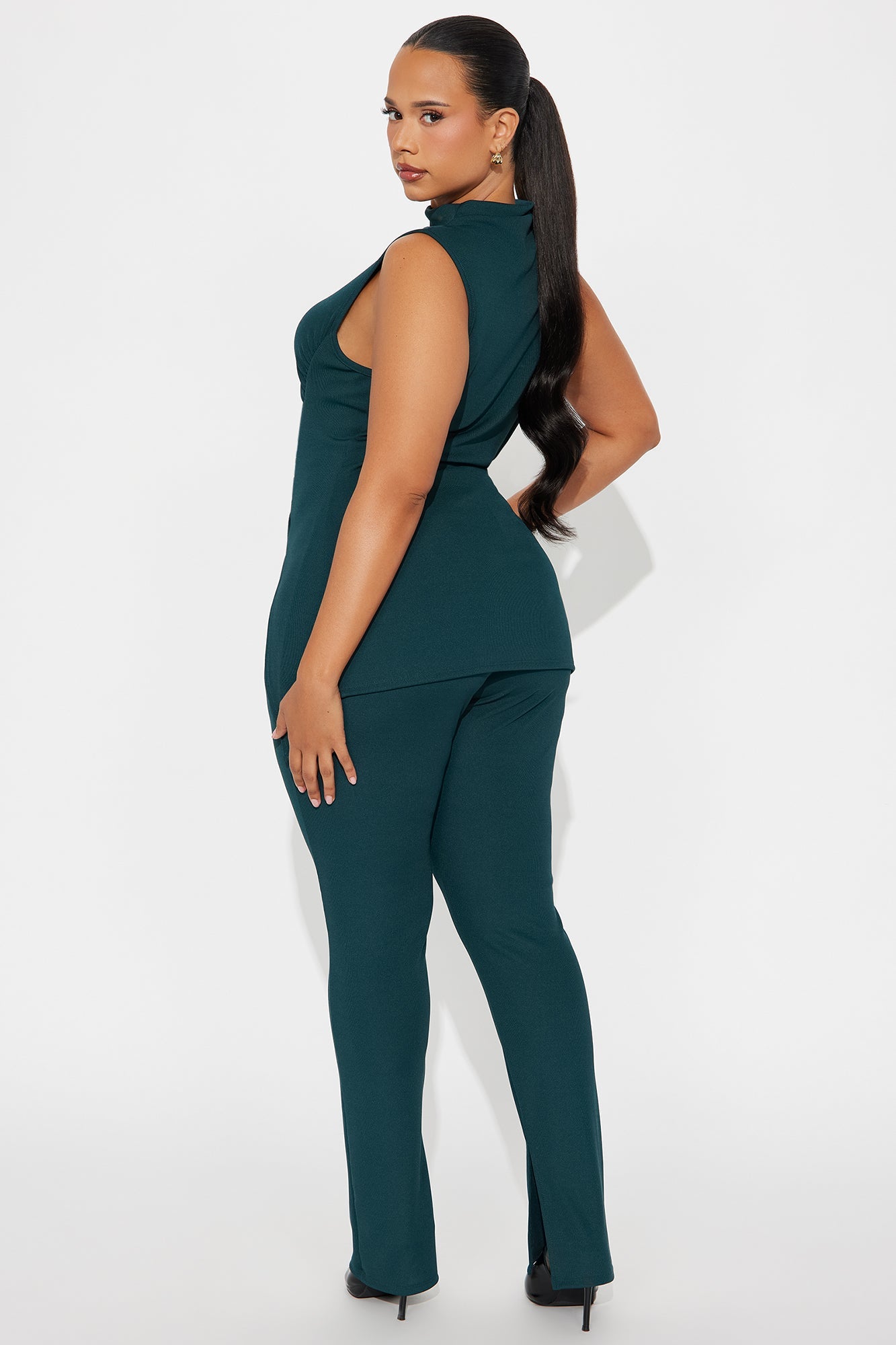 Lilly Pant Set - Hunter Green