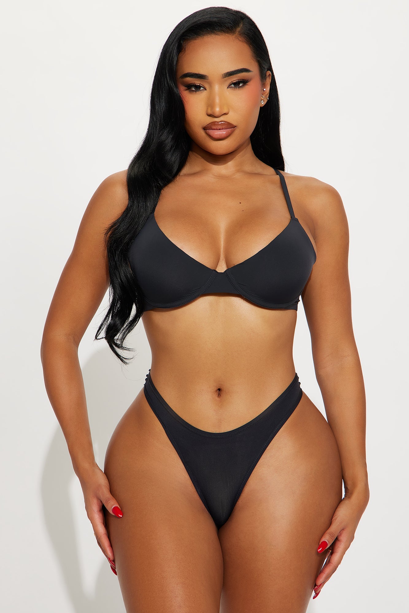 Nova Super Scoop Bra - Black