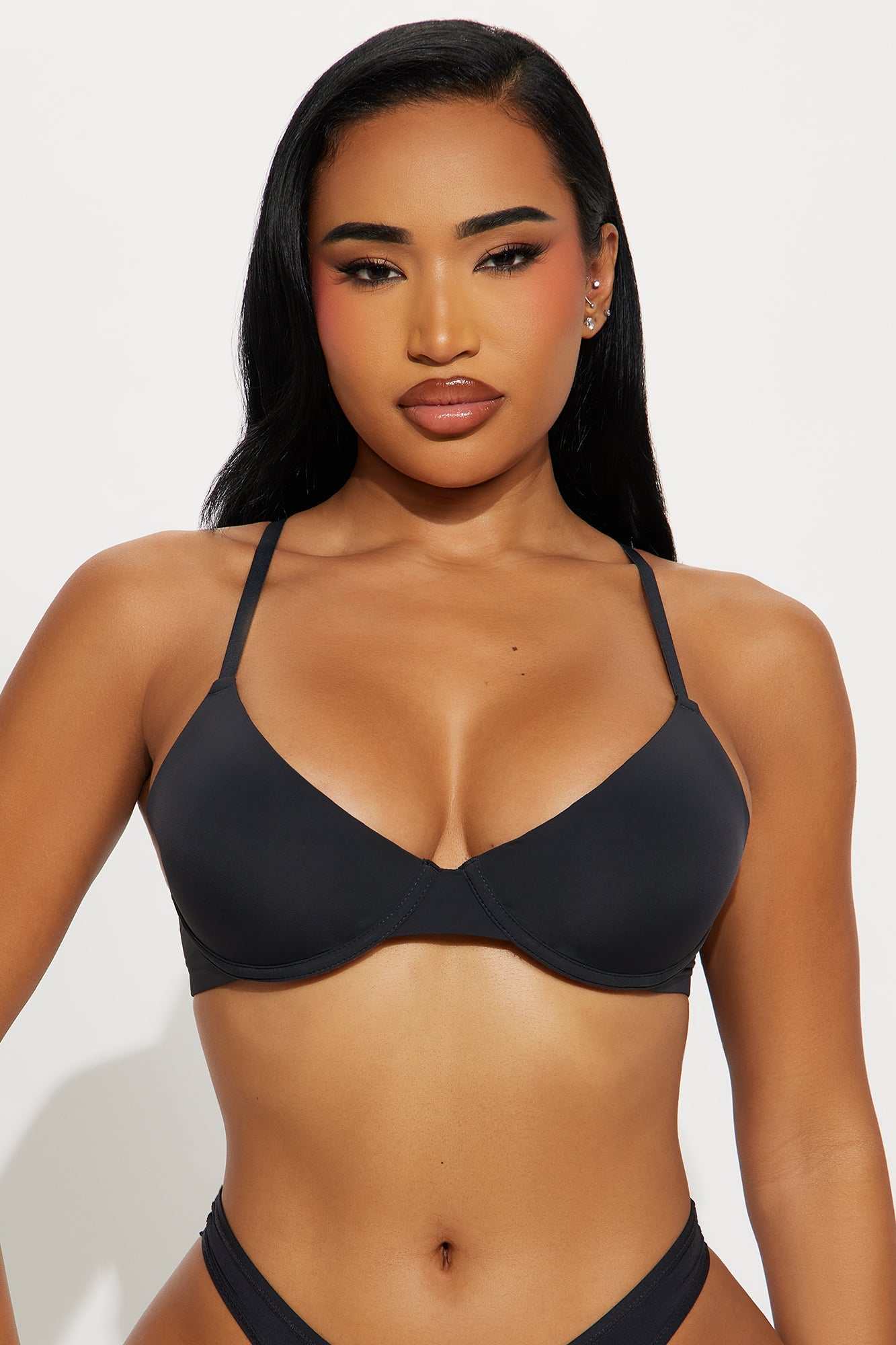 Nova Super Scoop Bra - Black