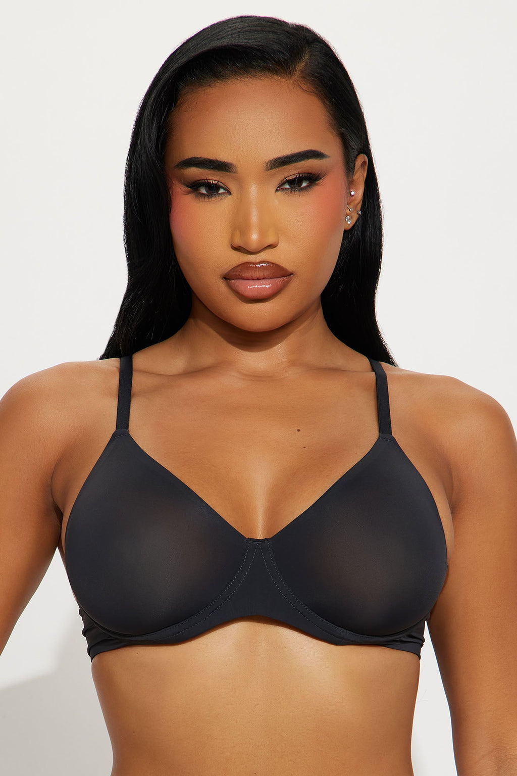 Nova Unlined Demi Bra - Black