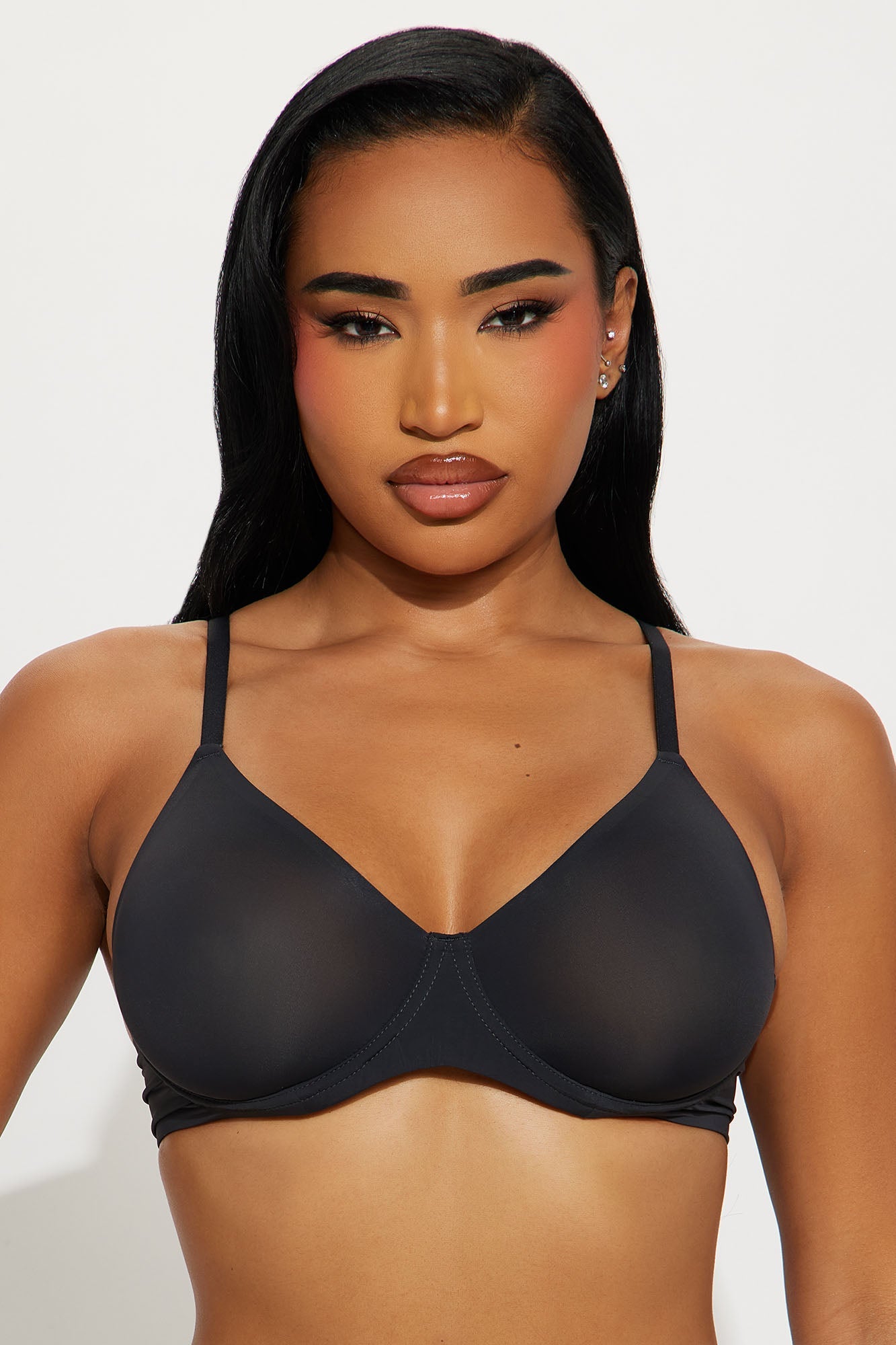 Nova Unlined Demi Bra - Black