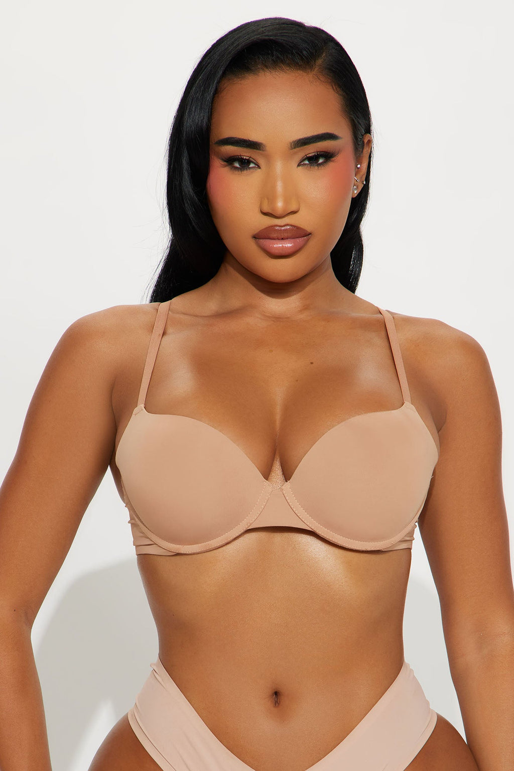 Nova Push Up Demi Bra - Nude