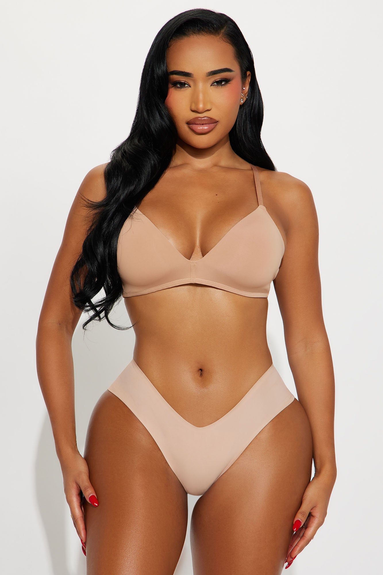 Nova Molded Wireless Bra - Nude