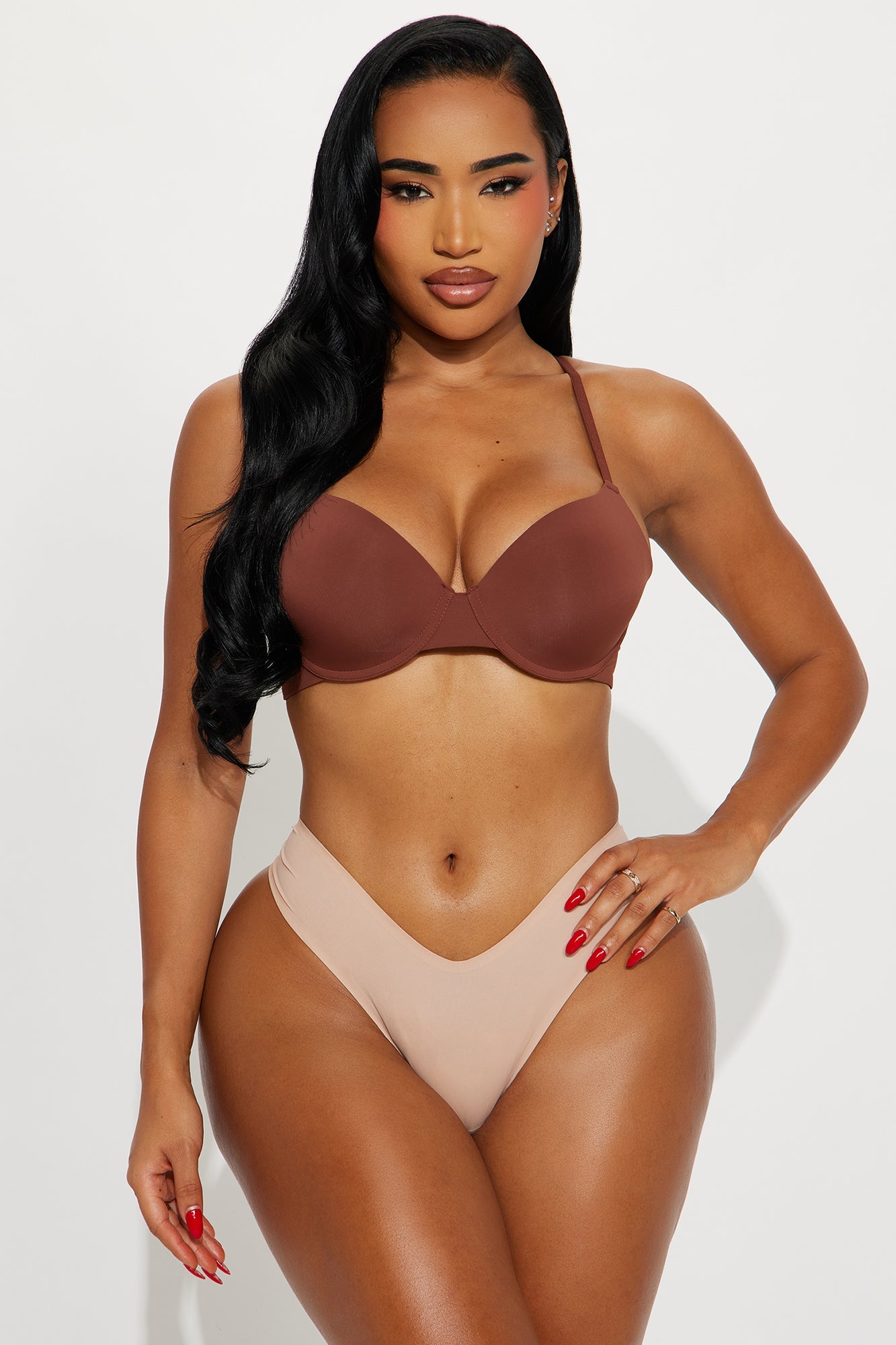 Nova T Shirt Bra - Chocolate