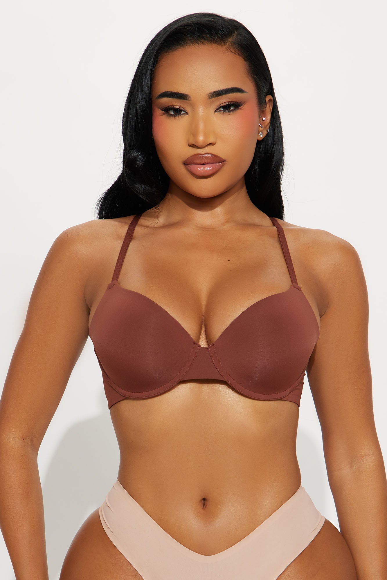 Nova T Shirt Bra - Chocolate