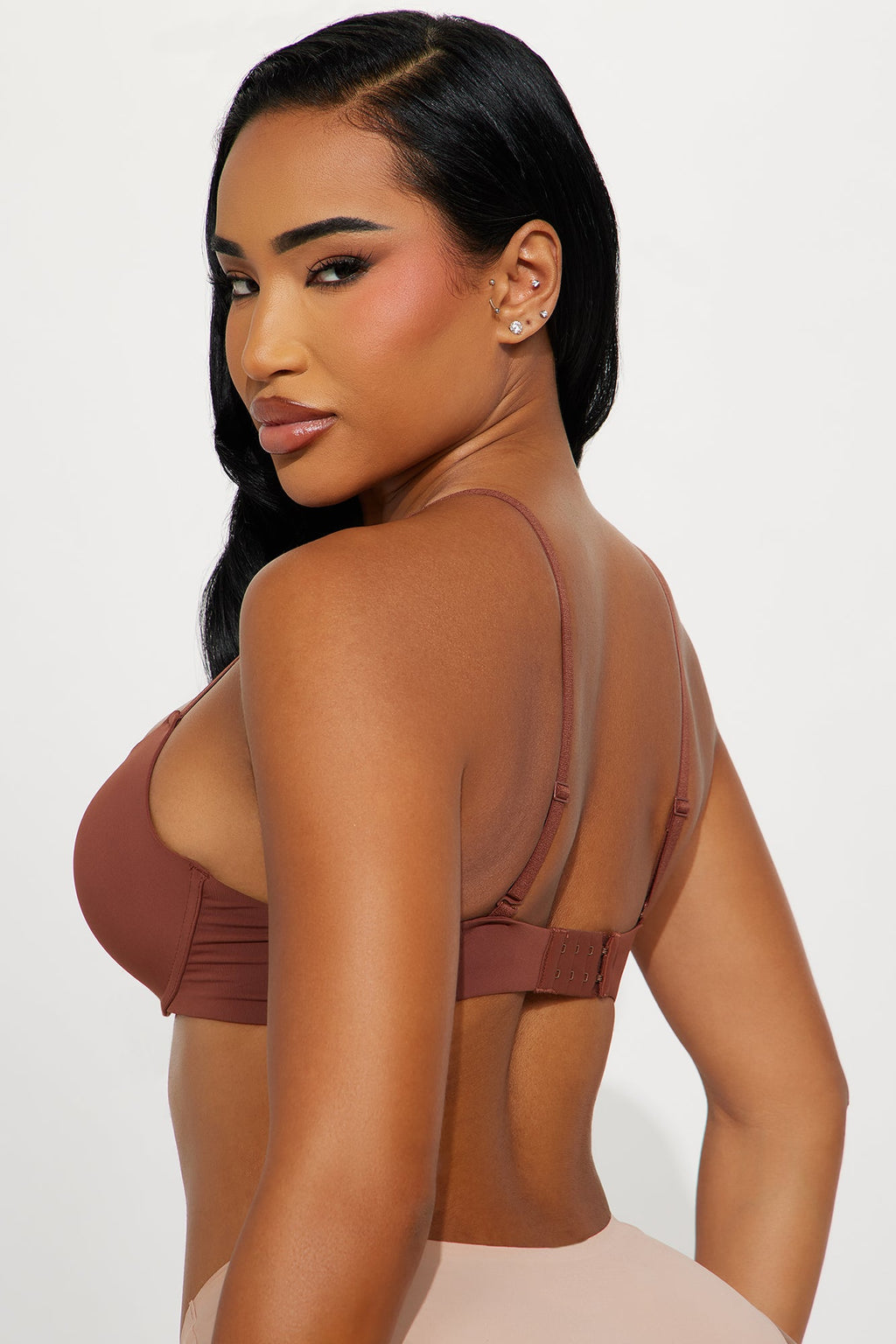 Nova T Shirt Bra - Chocolate