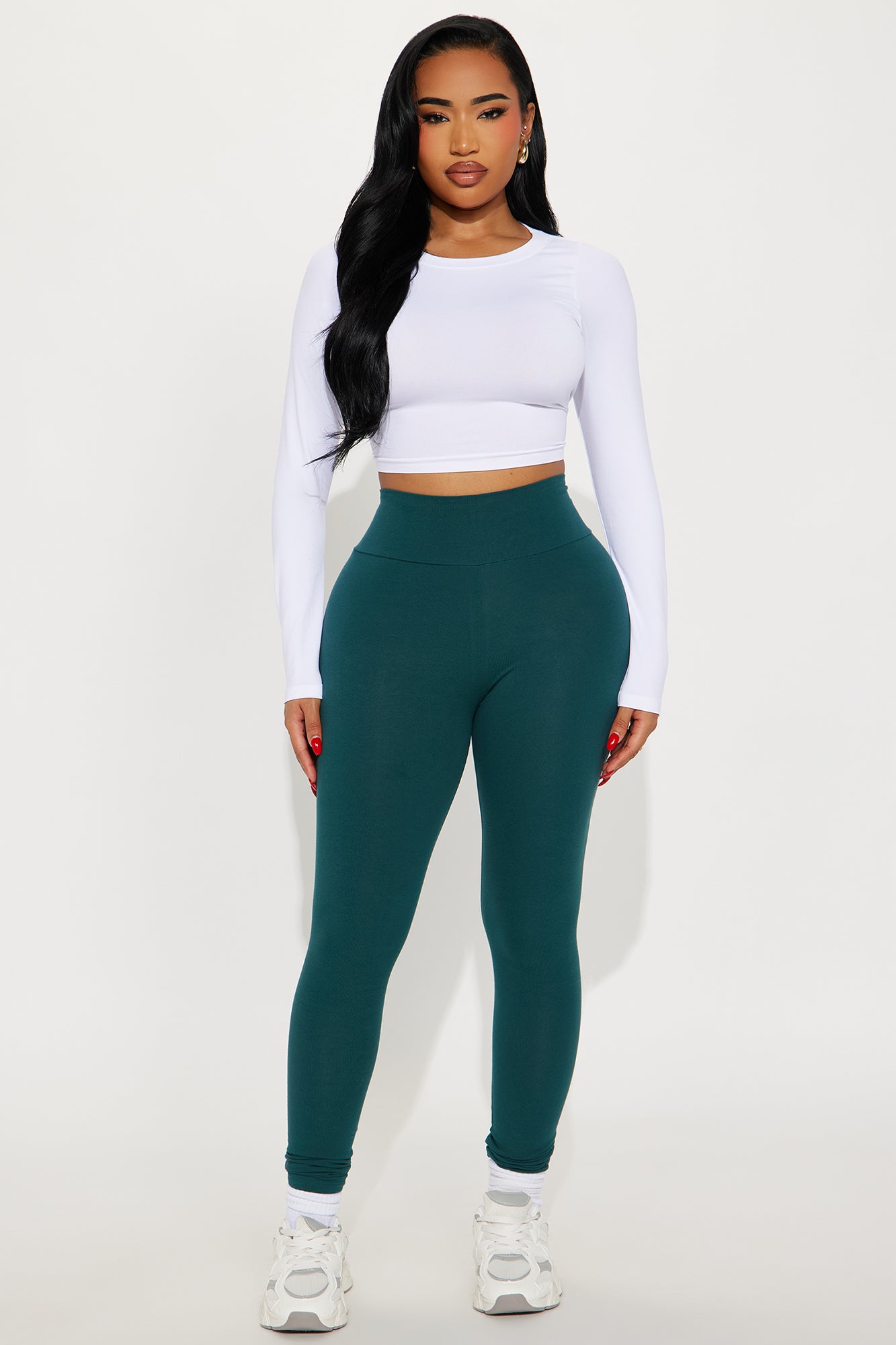 Running Around High Rise Legging - Teal