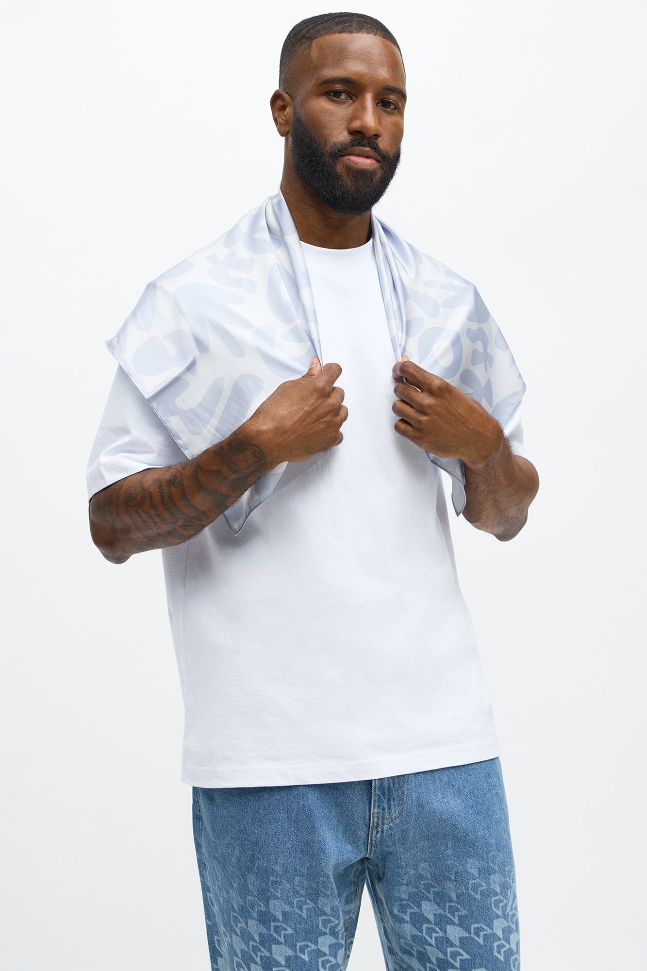 Abstract Art Bandana - Blue/combo