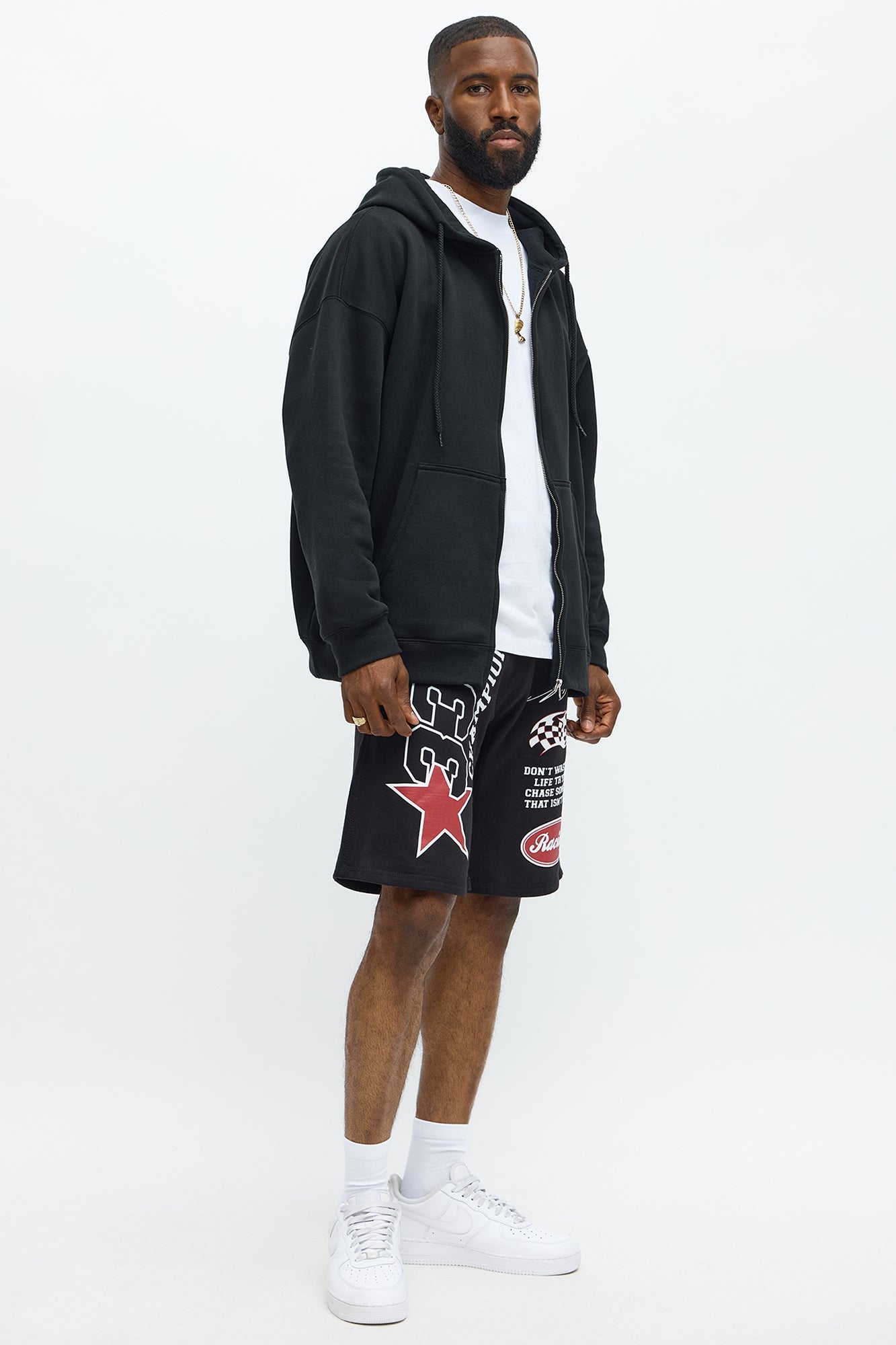 333 Racing Sweatshorts - Black