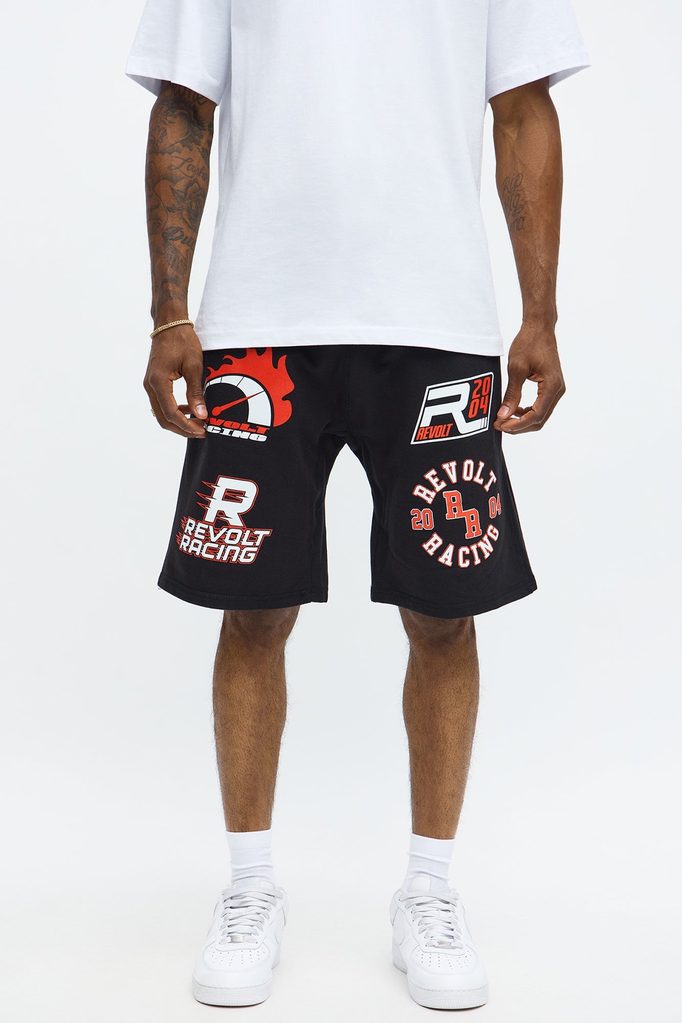 Revolt Racing Sweatshorts - Black