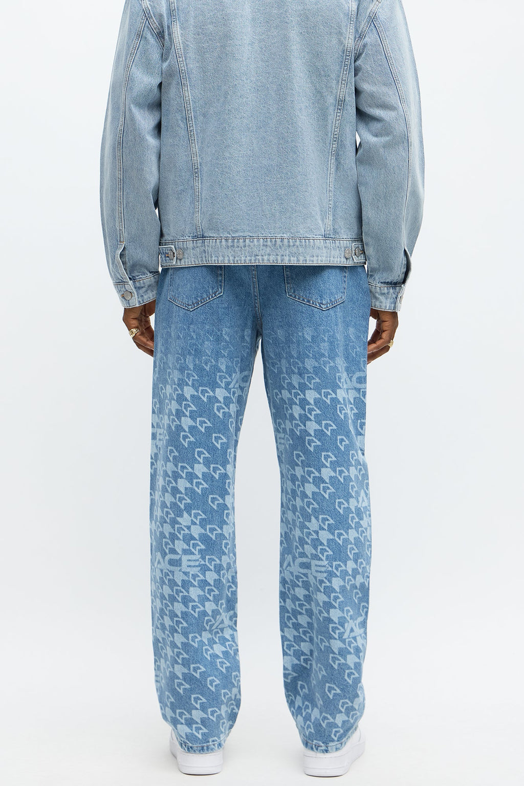 Relaxed Straight Booster Jeans - Medium Blue Wash