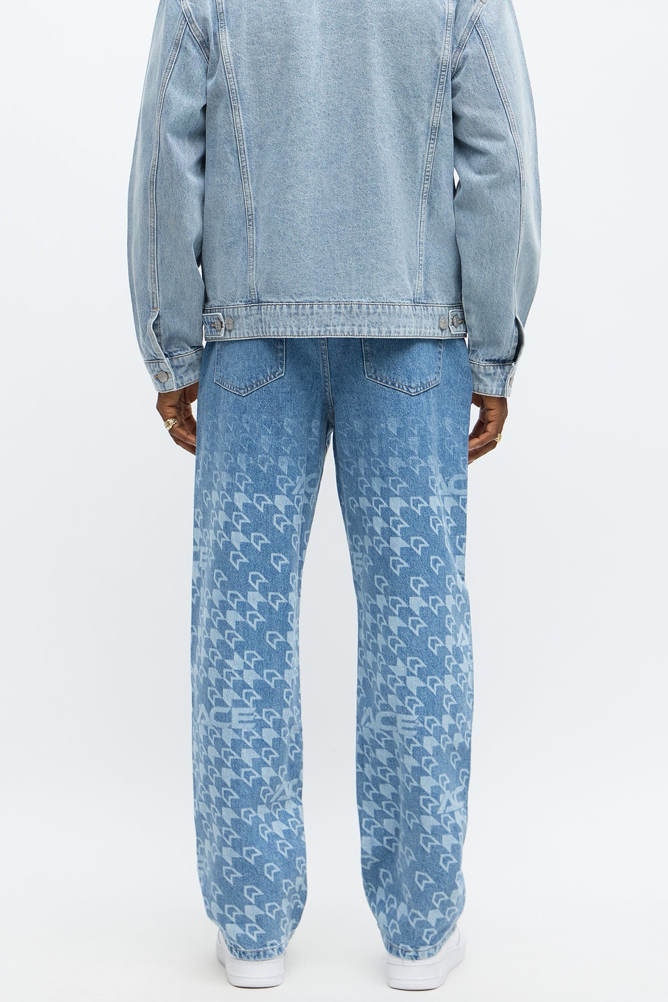 Relaxed Straight Booster Jeans - Medium Blue Wash