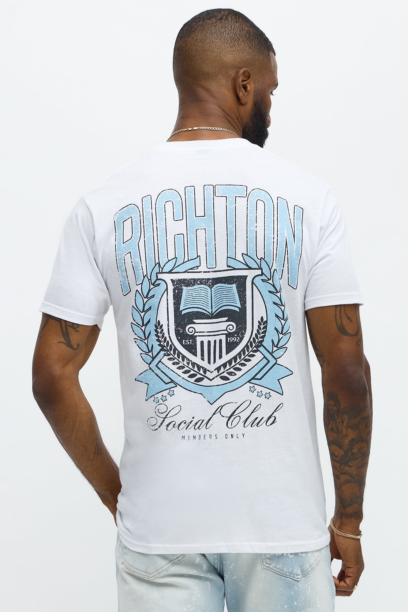 Richton Social Club Short Sleeve Tee - White