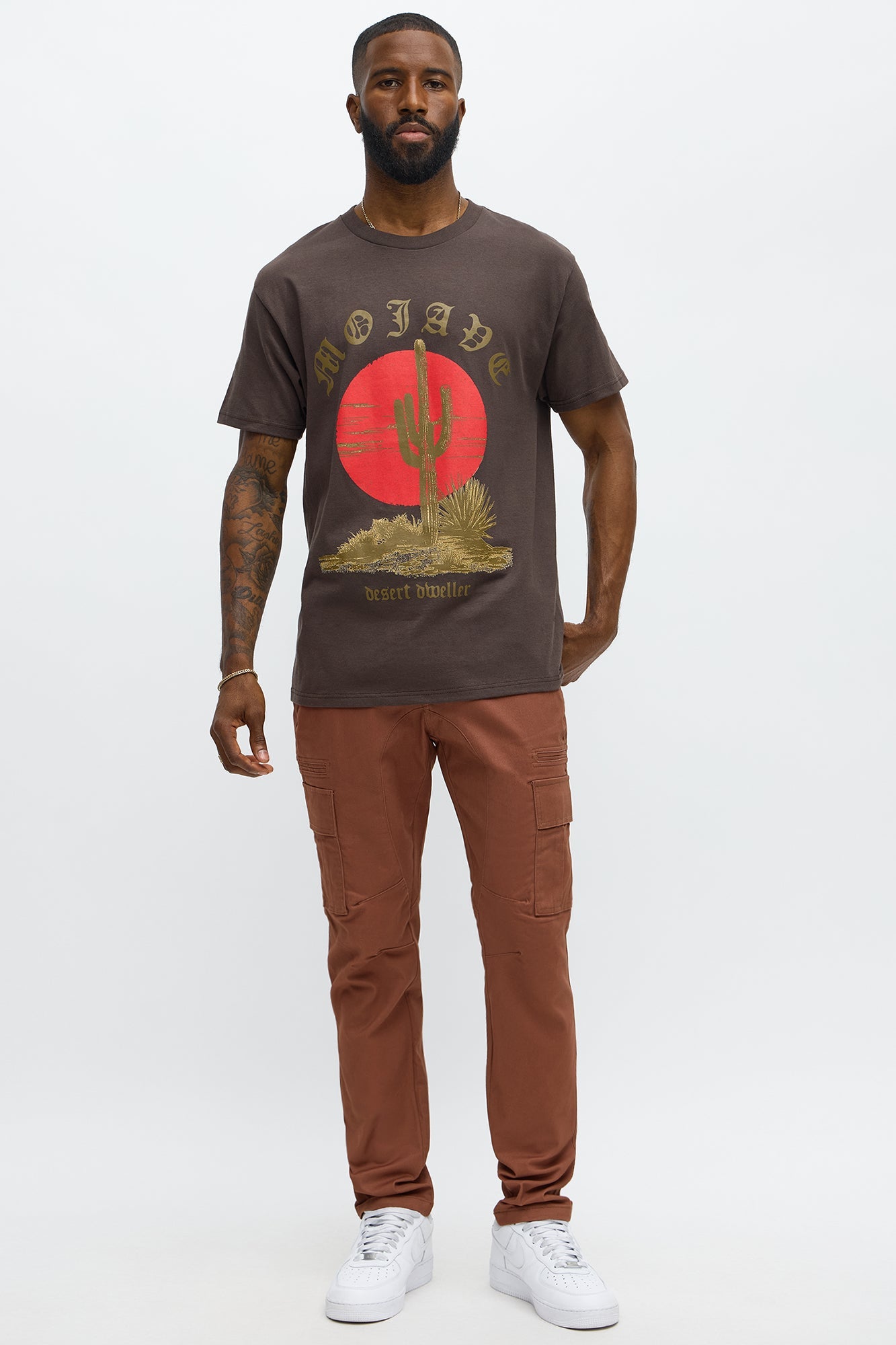 Mojave Desert Sun Short Sleeve Tee - Brown