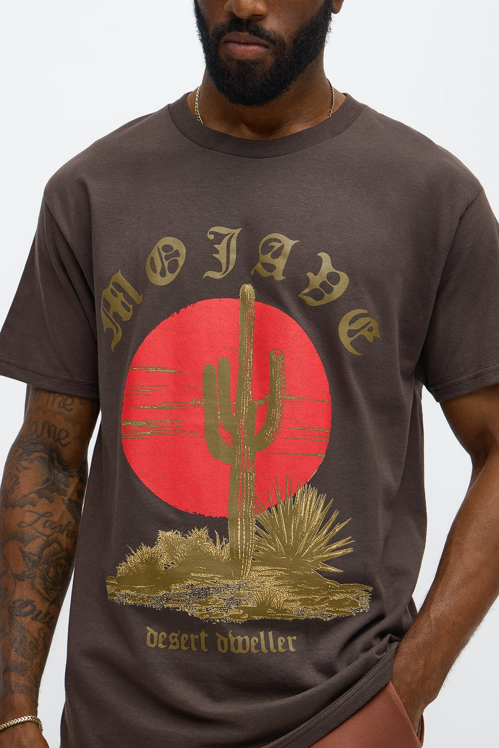 Mojave Desert Sun Short Sleeve Tee - Brown