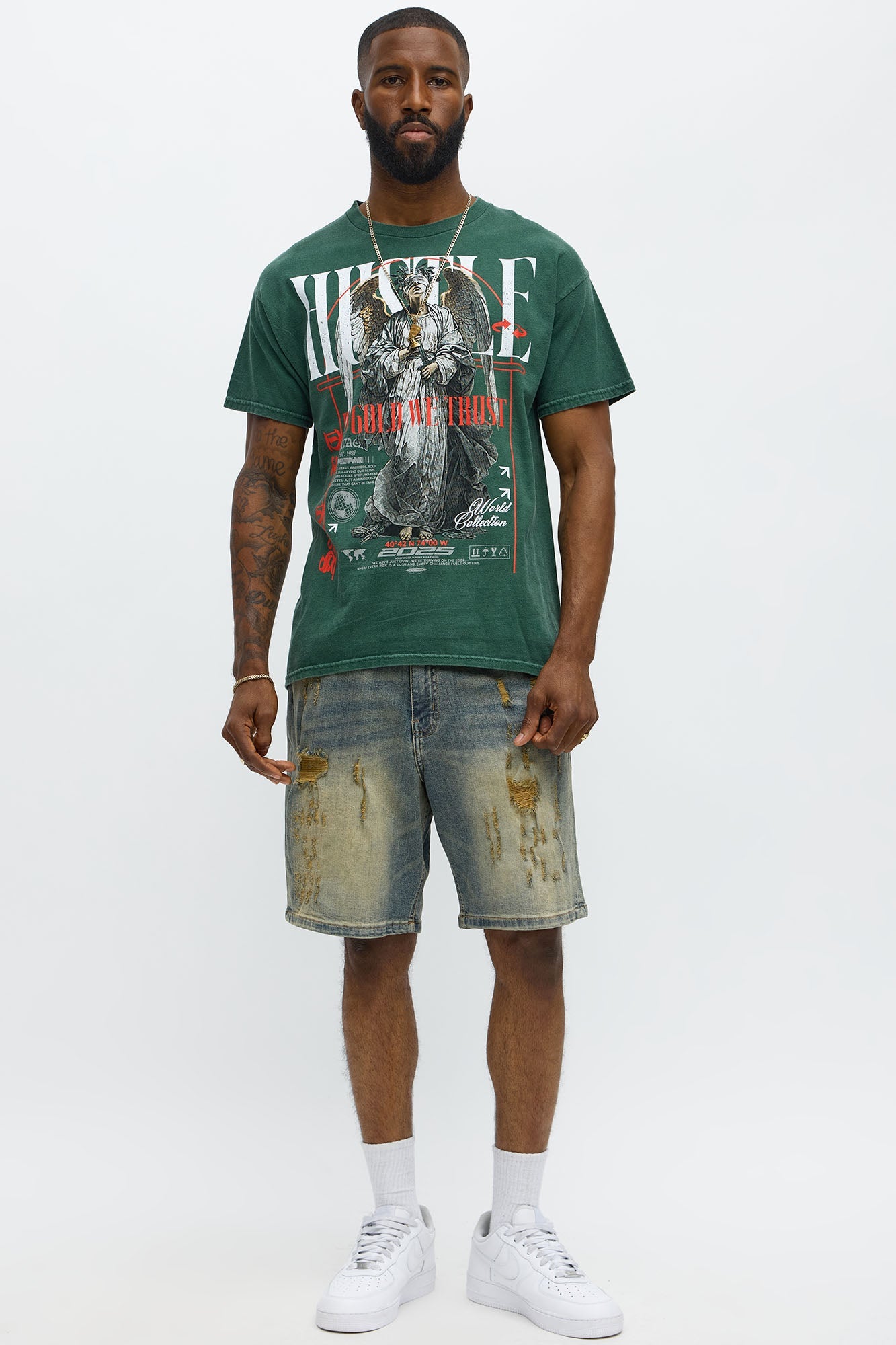 Eternal Hustle Short Sleeve Tee - Hunter Green